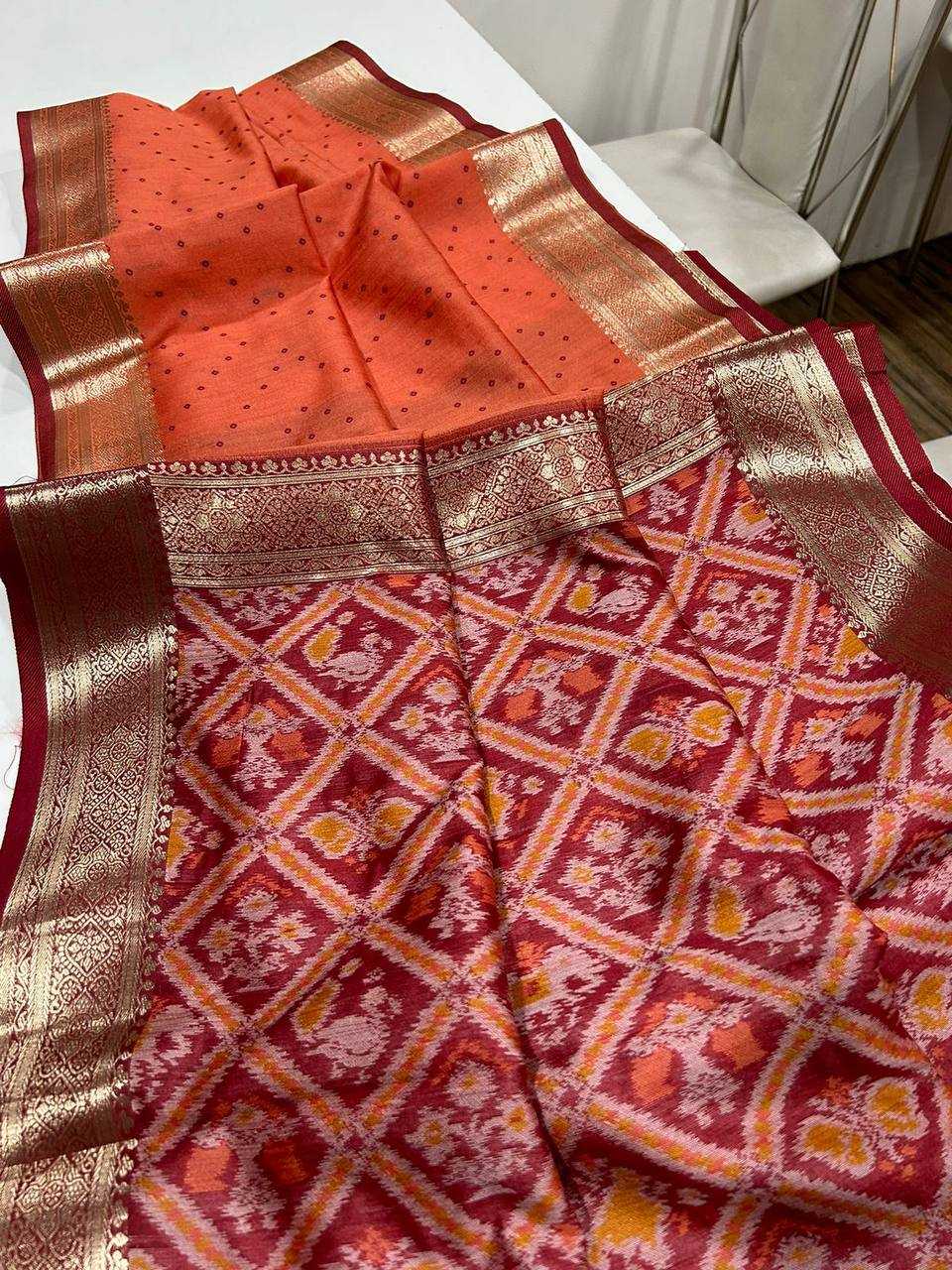 Ynf Patola Silk KESH488 Its Sarees Wholesale Designer Sarees Traditional Sarees Bandhani Sarees Manufacturer- Kapda Export