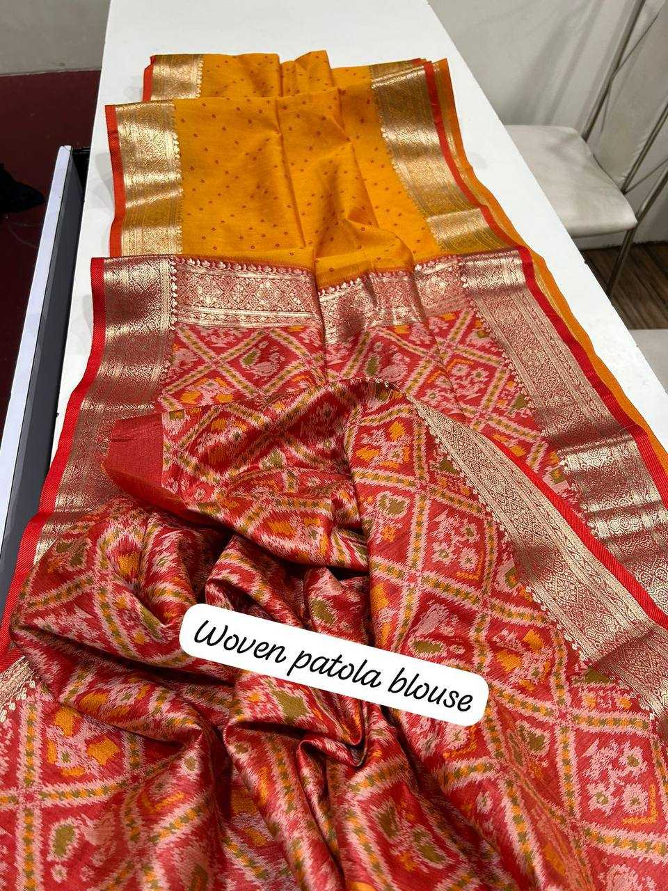 Ynf Patola Silk KESH488 Its Sarees Wholesale Designer Sarees Traditional Sarees Bandhani Sarees Manufacturer- Kapda Export