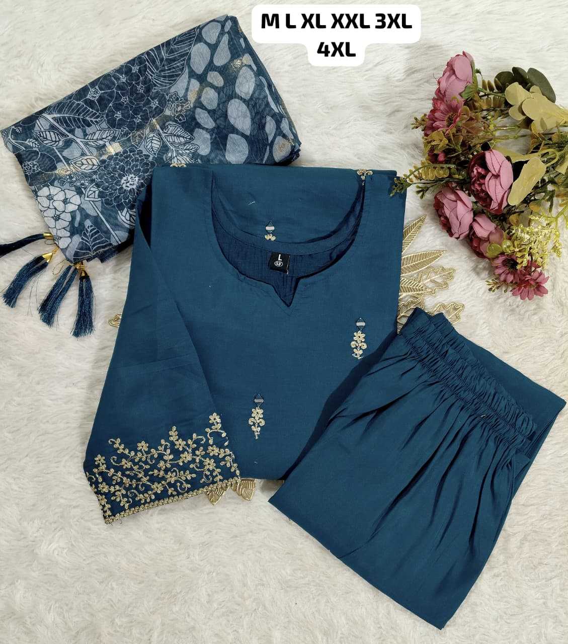 Ynf Premium Roman Silk KESH684 LOVE IT Kurti Wholesale Workwear Kurtis Printed Kurtis Silk Kurtis Manufacturer- Kapda Export