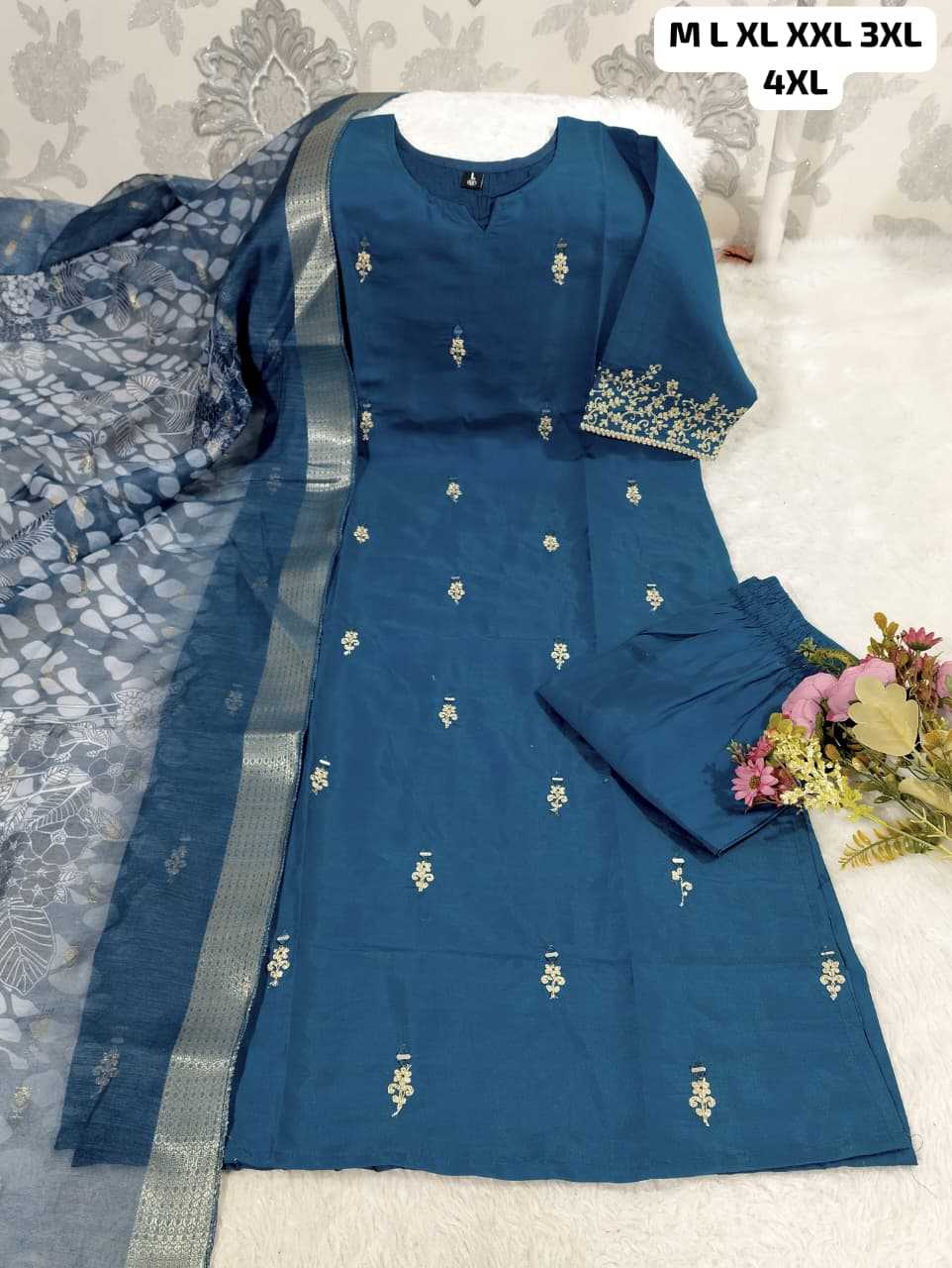 Ynf Premium Roman Silk KESH684 LOVE IT Kurti Wholesale Workwear Kurtis Printed Kurtis Silk Kurtis Manufacturer- Kapda Export
