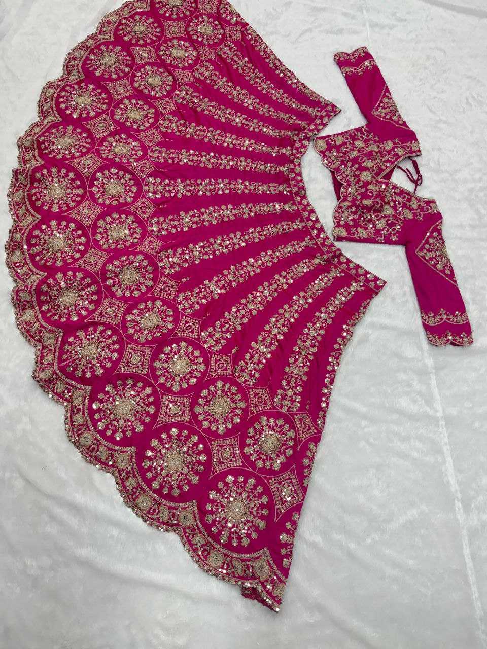 Ynf Premium Silk KESH508 1113 Lehengas Wholesale Silk Lehenga Embroidered Lehenga Sequins Lehenga Manufacturer- Kapda Export