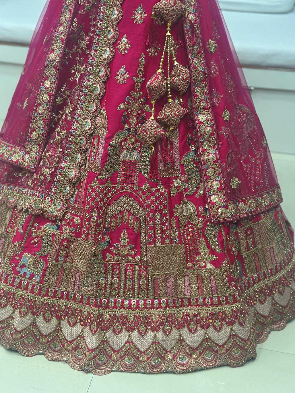 Ynf Premium Silk KESH530 ANANTESH WEDDING BRIDE VOL. 3 13007 Lehengas Wholesale Bridal Lehenga Silk Lehenga Embroidered Lehenga Manufacturer- Kapda Export