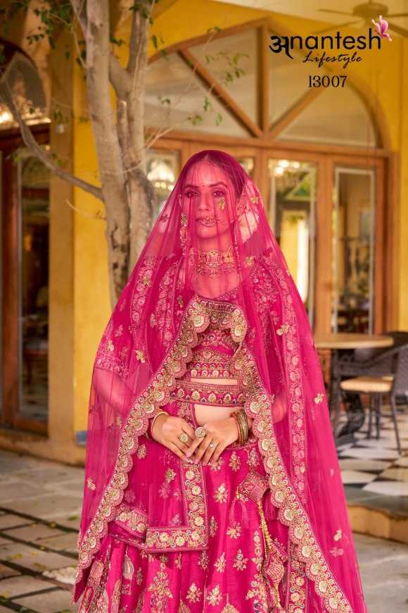 Ynf Premium Silk KESH530 ANANTESH WEDDING BRIDE VOL. 3 13007 Lehengas Wholesale Bridal Lehenga Silk Lehenga Embroidered Lehenga Manufacturer- Kapda Export