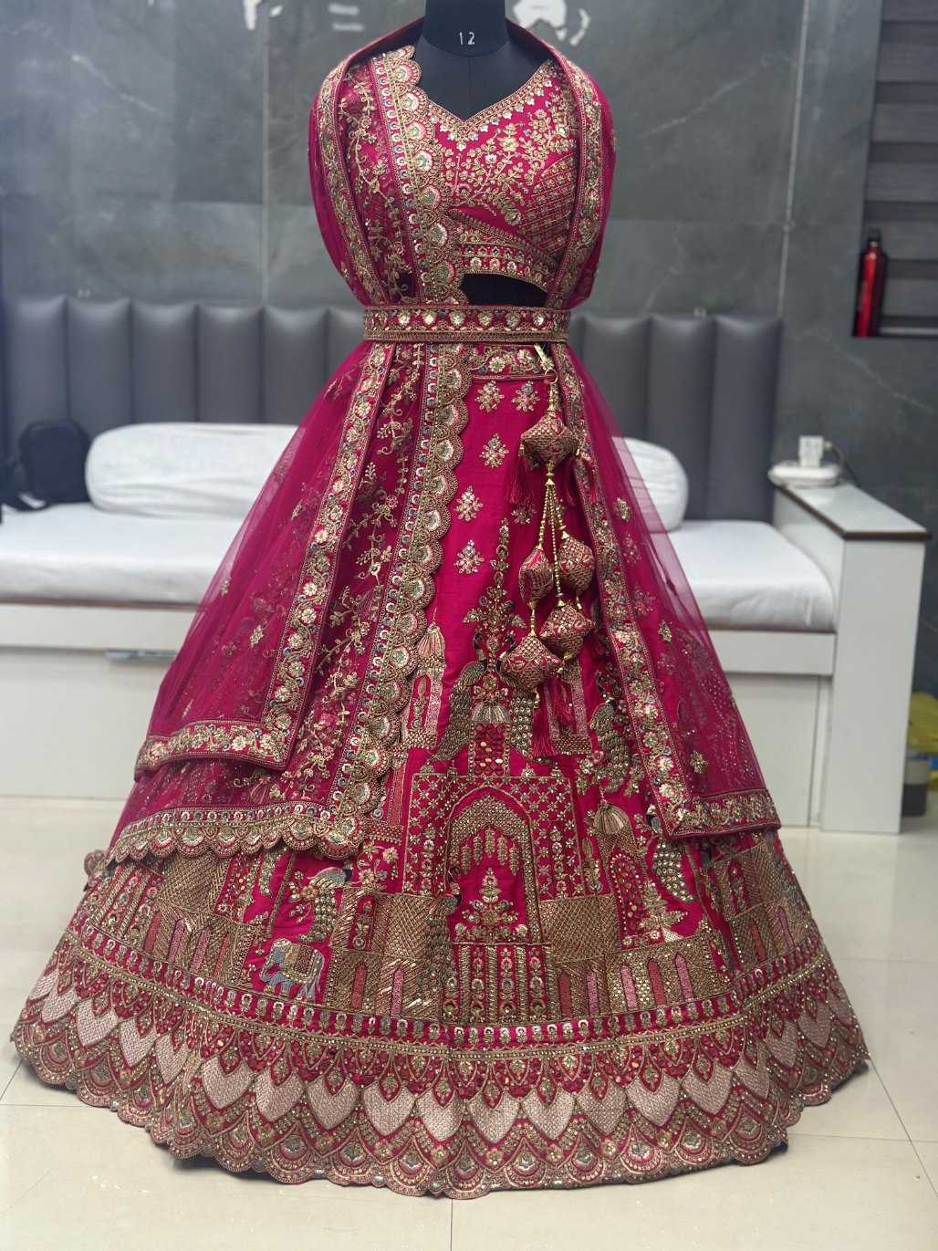 Ynf Premium Silk KESH530 ANANTESH WEDDING BRIDE VOL. 3 13007 Lehengas Wholesale Bridal Lehenga Silk Lehenga Embroidered Lehenga Manufacturer- Kapda Export