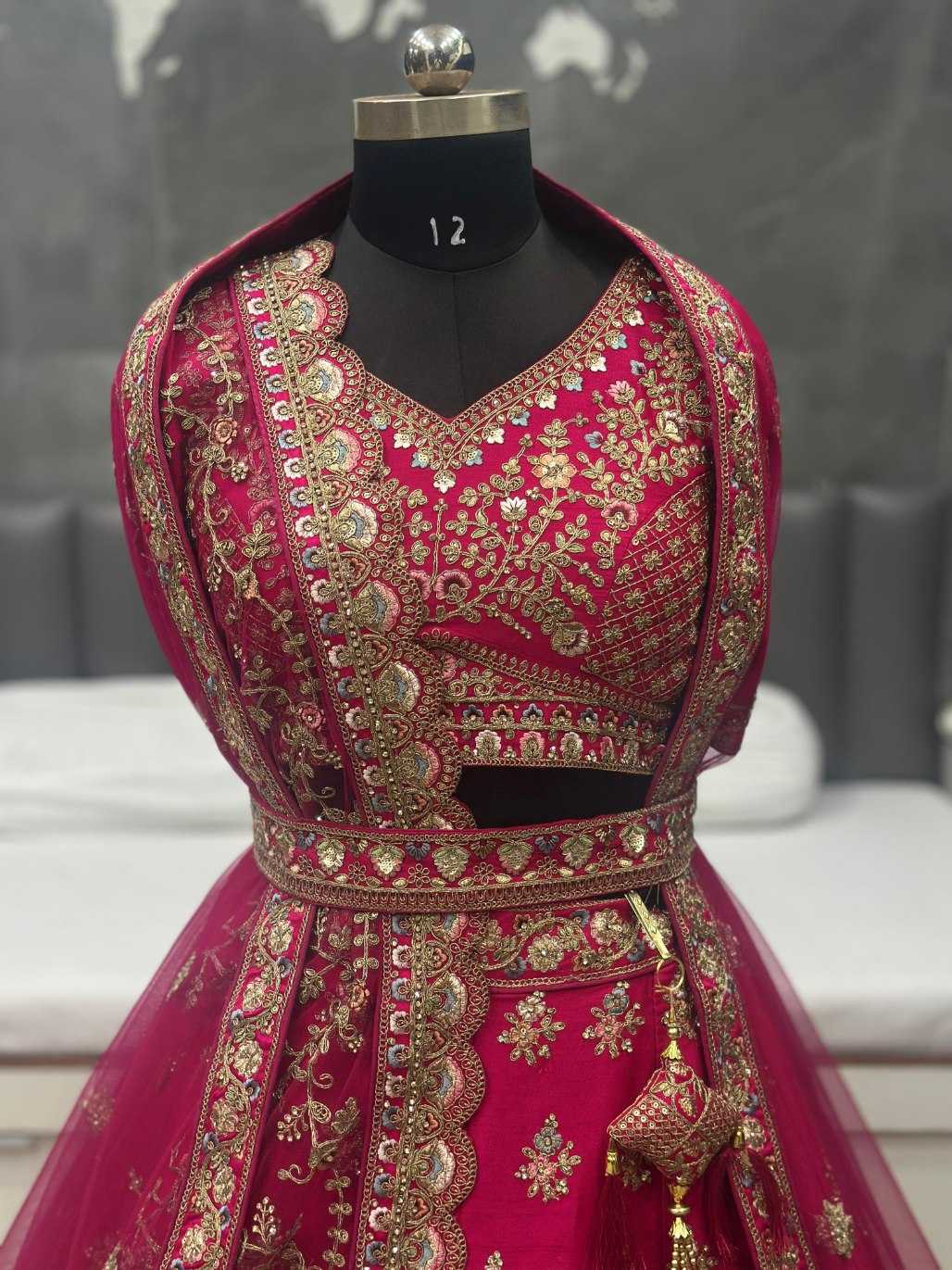 Ynf Premium Silk KESH530 ANANTESH WEDDING BRIDE VOL. 3 13007 Lehengas Wholesale Bridal Lehenga Silk Lehenga Embroidered Lehenga Manufacturer- Kapda Export