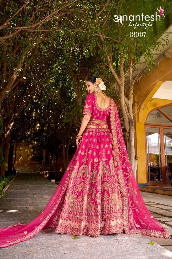 Ynf Premium Silk KESH530 ANANTESH WEDDING BRIDE VOL. 3 13007 Lehengas Wholesale Bridal Lehenga Silk Lehenga Embroidered Lehenga Manufacturer- Kapda Export