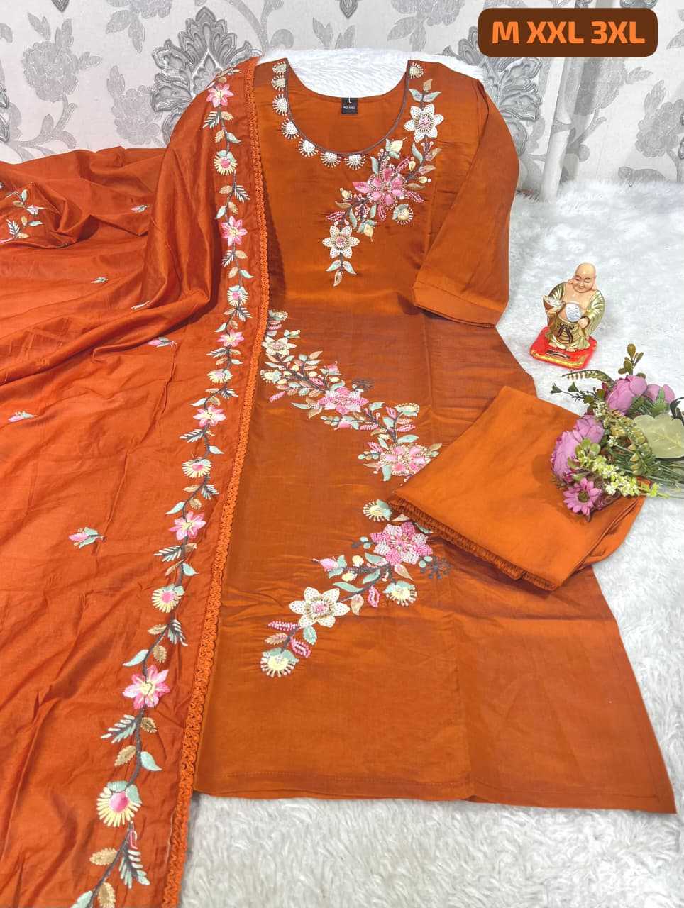 Ynf Premium Silk KESH594 SATISFACTION Kurti Couple Wear Wholesale Designer Kurtis Embroidered Kurtis Silk Kurtis Manufacturer- Kapda Export