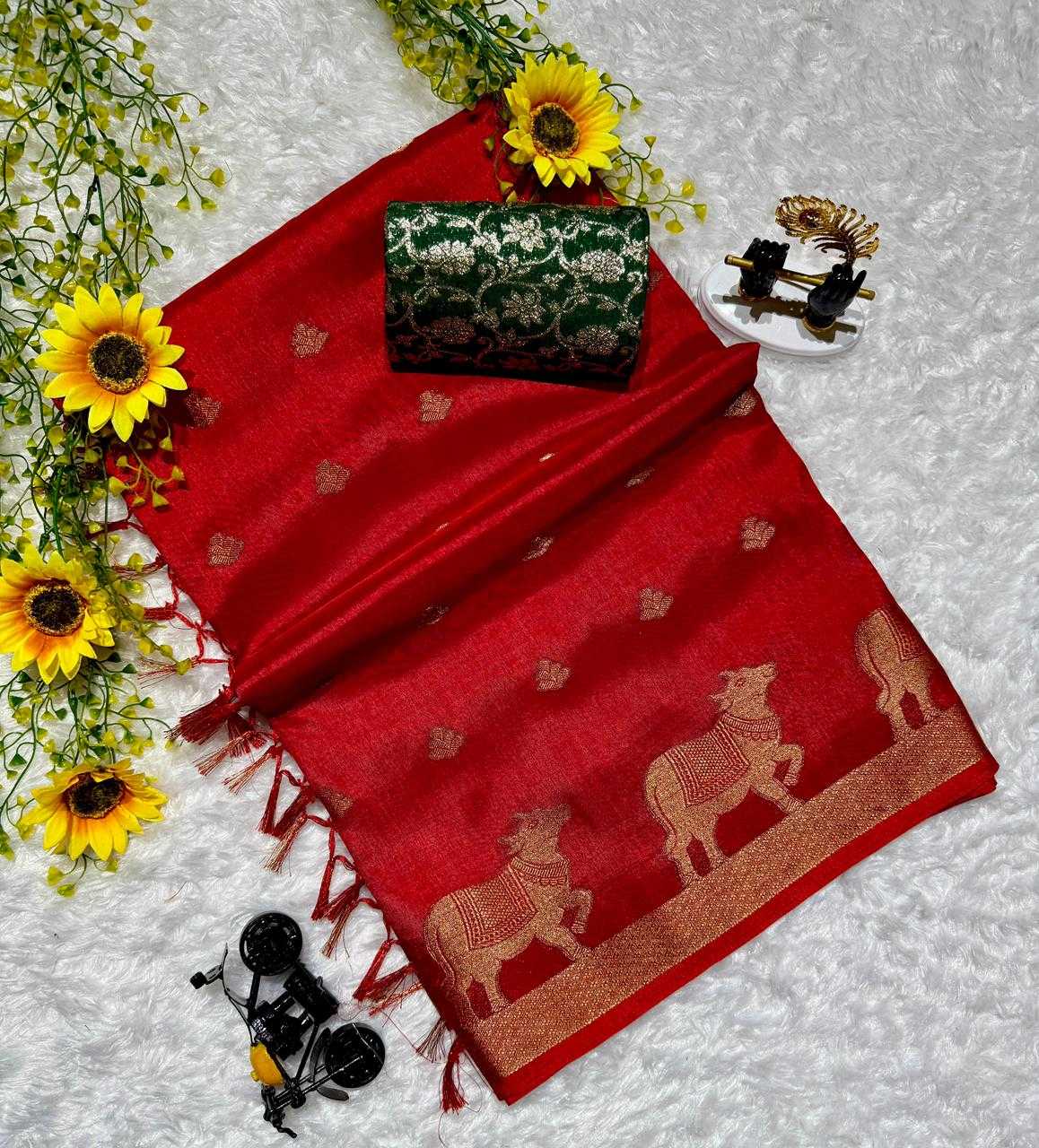 Ynf Premium Silk KESH693 kanchi Sarees Wholesale Designer Sarees Uniform Sarees Viscose Saree Manufacturer- Kapda Export