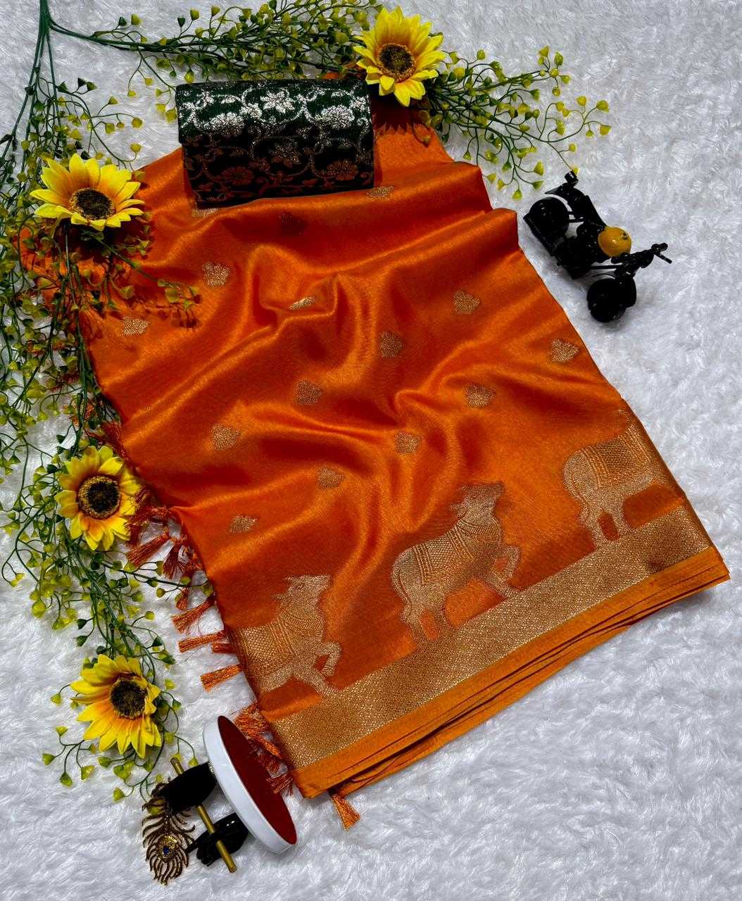 Ynf Premium Silk KESH693 kanchi Sarees Wholesale Designer Sarees Uniform Sarees Viscose Saree Manufacturer- Kapda Export