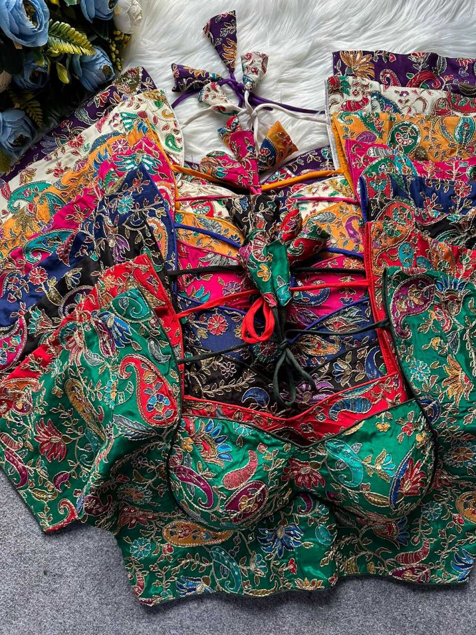 Ynf Pure Cotton KESH426 MUMTAZ BLOUSE Readymade Blouses Festive Collections Wholesale Printed Blouse Cotton Blouse Fashion Blouse Manufacturer- Kapda Export