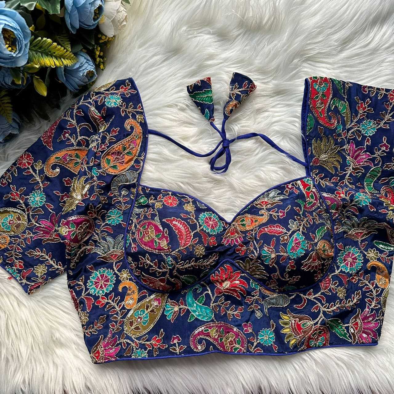 Ynf Pure Cotton KESH426 MUMTAZ BLOUSE Readymade Blouses Festive Collections Wholesale Printed Blouse Cotton Blouse Fashion Blouse Manufacturer- Kapda Export