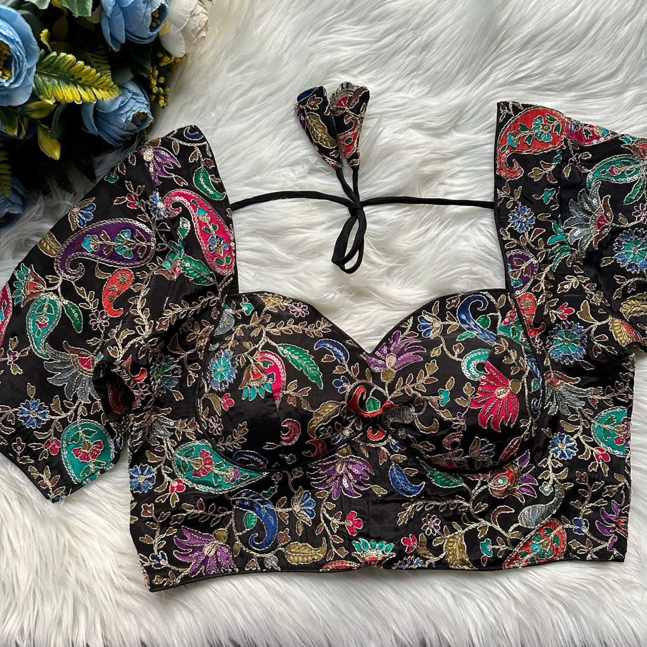 Ynf Pure Cotton KESH426 MUMTAZ BLOUSE Readymade Blouses Festive Collections Wholesale Printed Blouse Cotton Blouse Fashion Blouse Manufacturer- Kapda Export