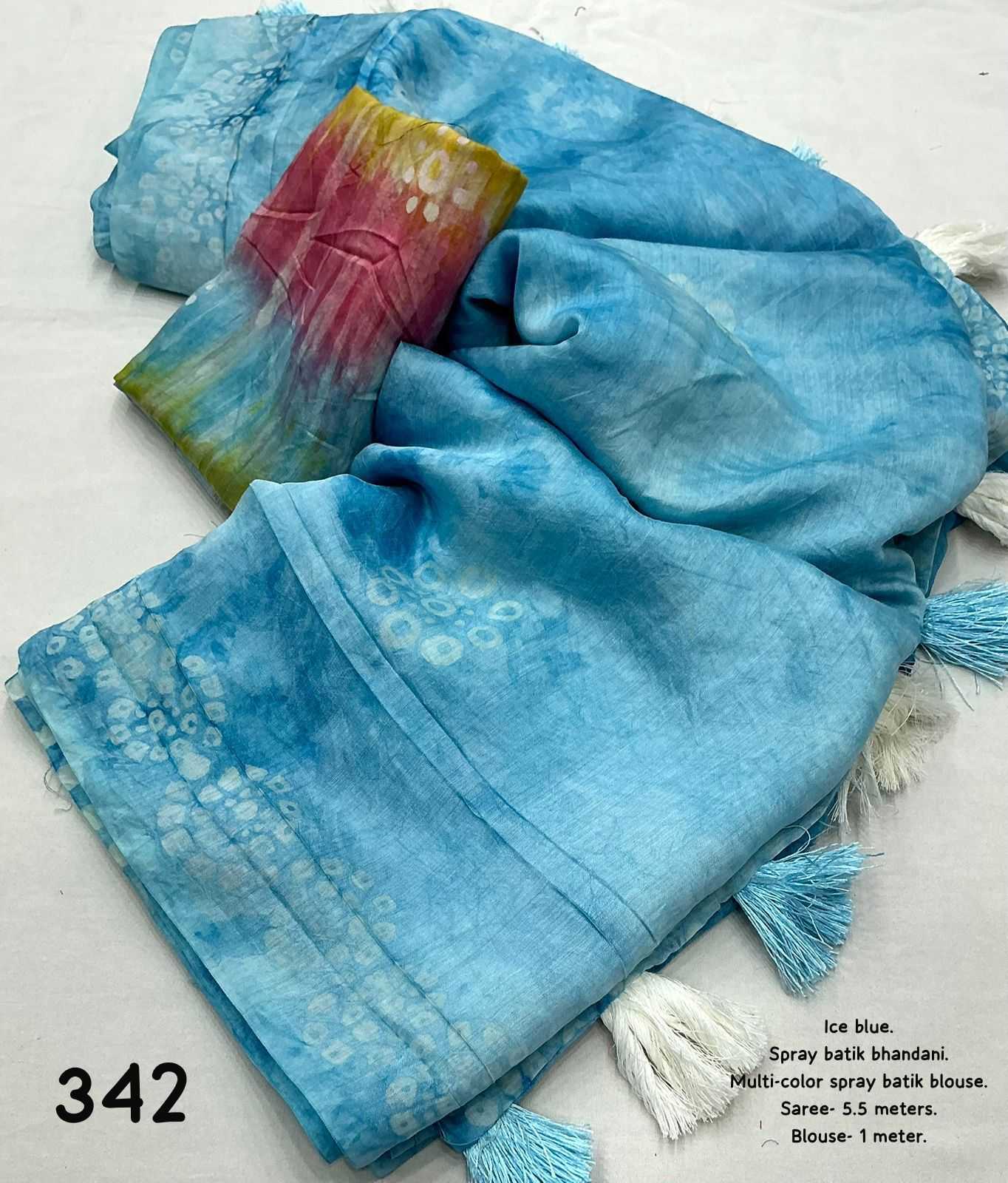 Ynf Pure Cotton KESH433 342 Sarees Wholesale Chanderi Sarees Hand Work Sarees Bandhani Sarees Manufacturer- Kapda Export