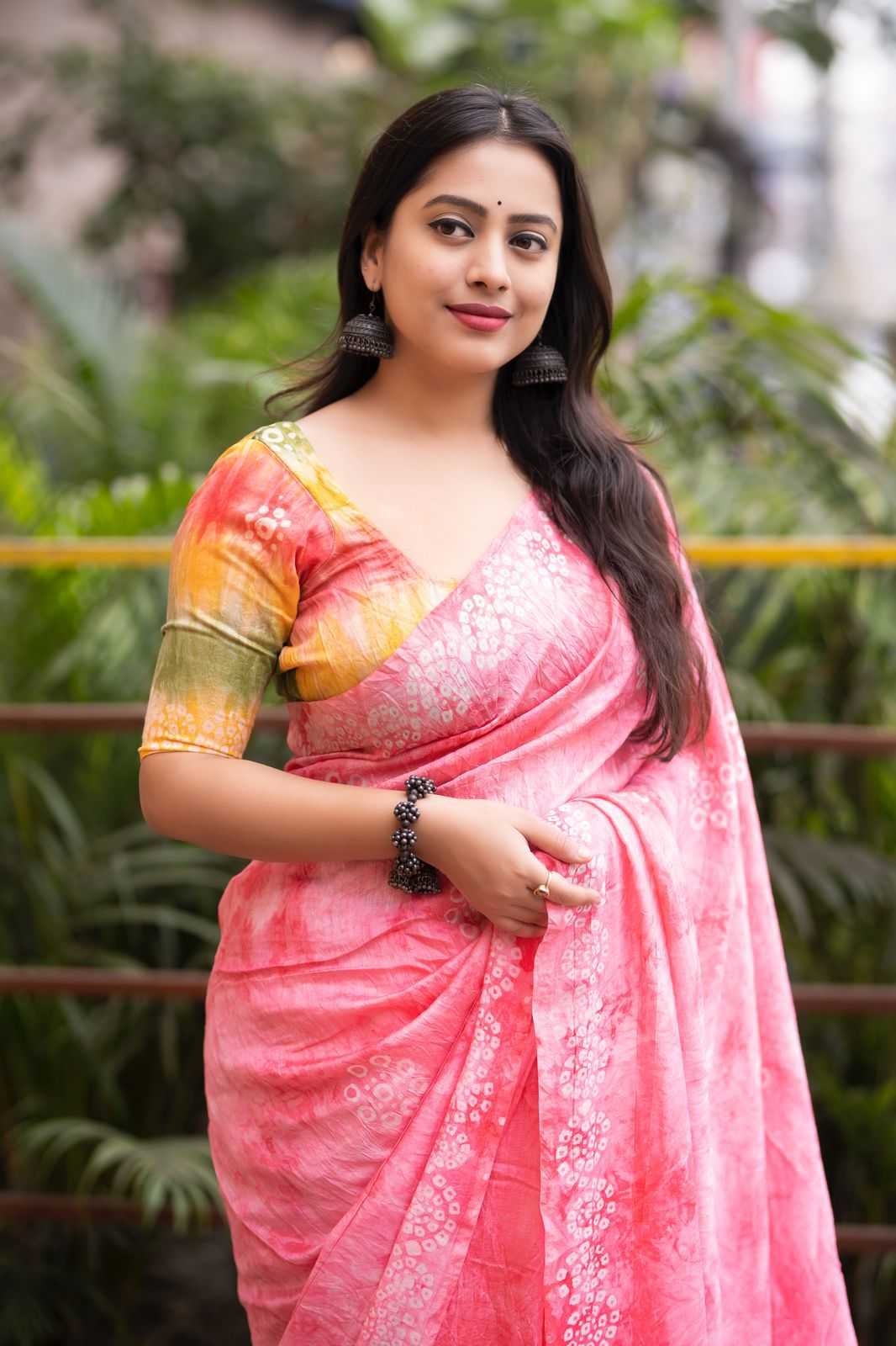 Ynf Pure Cotton KESH433 342 Sarees Wholesale Chanderi Sarees Hand Work Sarees Bandhani Sarees Manufacturer- Kapda Export