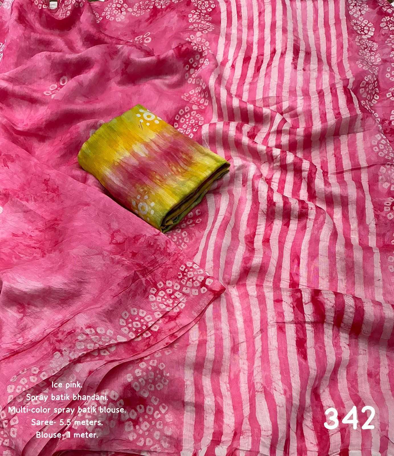 Ynf Pure Cotton KESH433 342 Sarees Wholesale Chanderi Sarees Hand Work Sarees Bandhani Sarees Manufacturer- Kapda Export