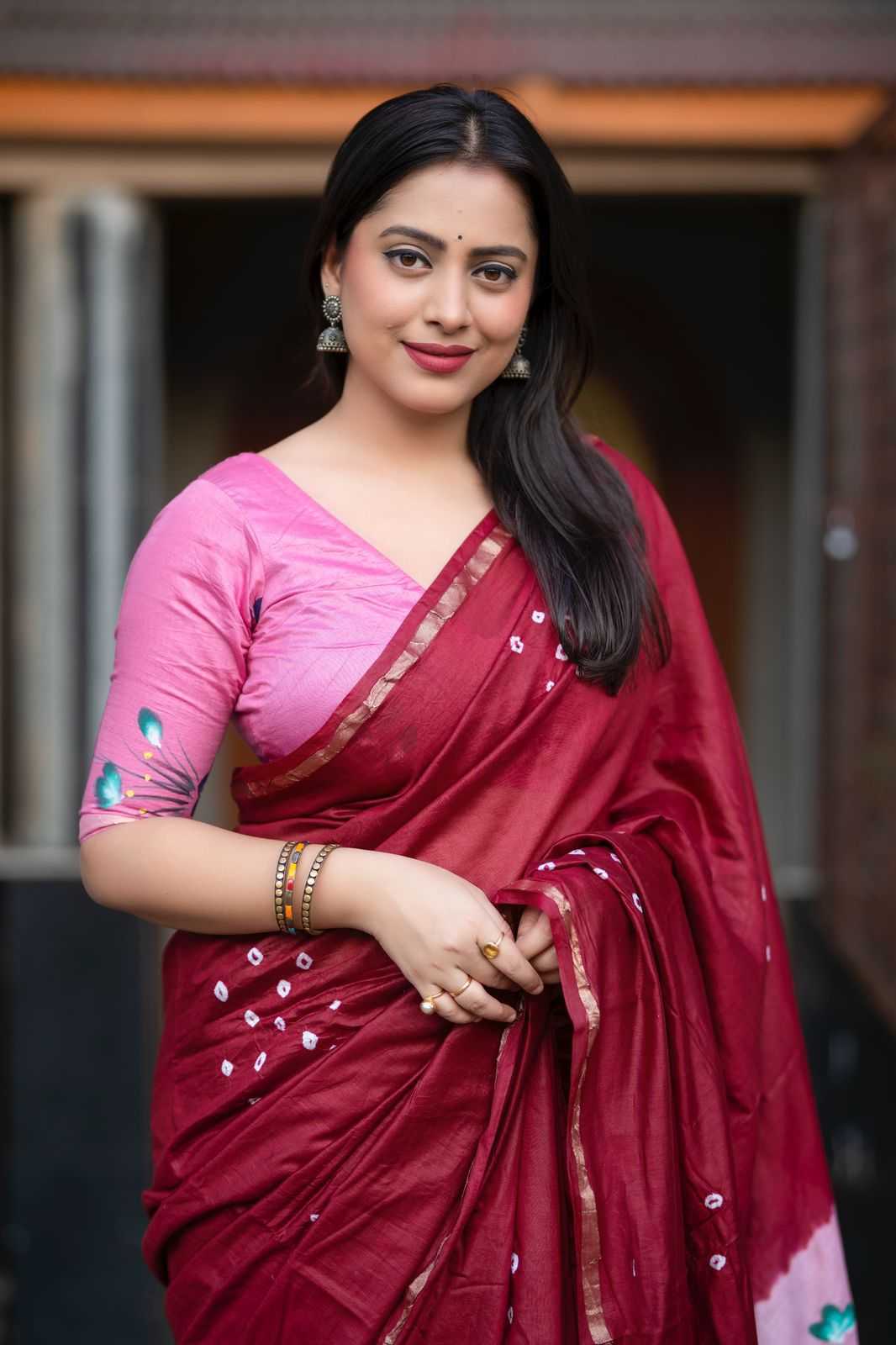 Ynf Pure Cotton KESH433 mira Sarees Wholesale Chanderi Sarees Zari Sarees Bandhani Sarees Manufacturer- Kapda Export