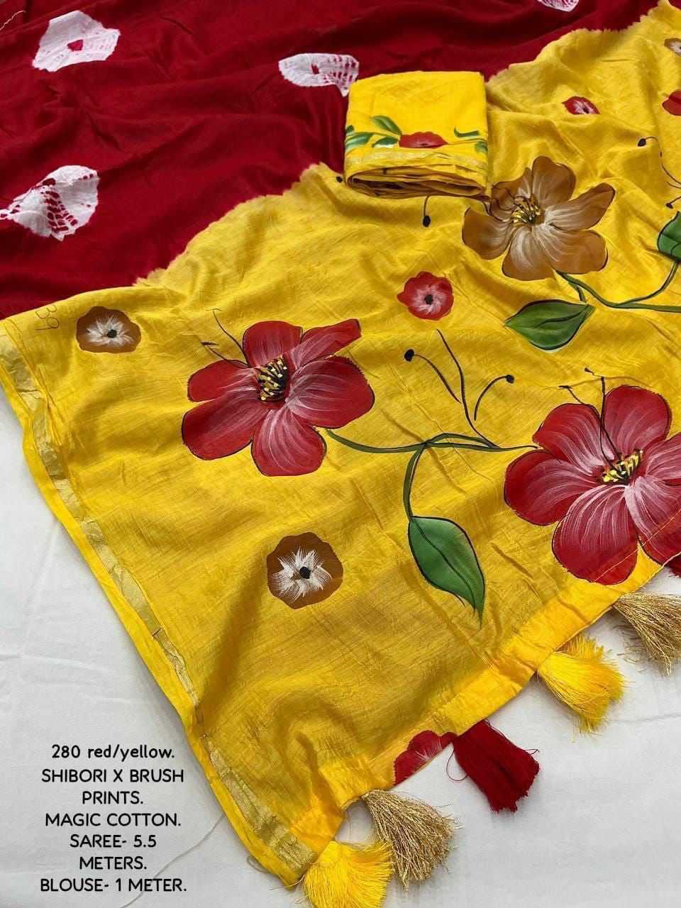 Ynf Pure Cotton KESH433 mira Sarees Wholesale Chanderi Sarees Zari Sarees Bandhani Sarees Manufacturer- Kapda Export