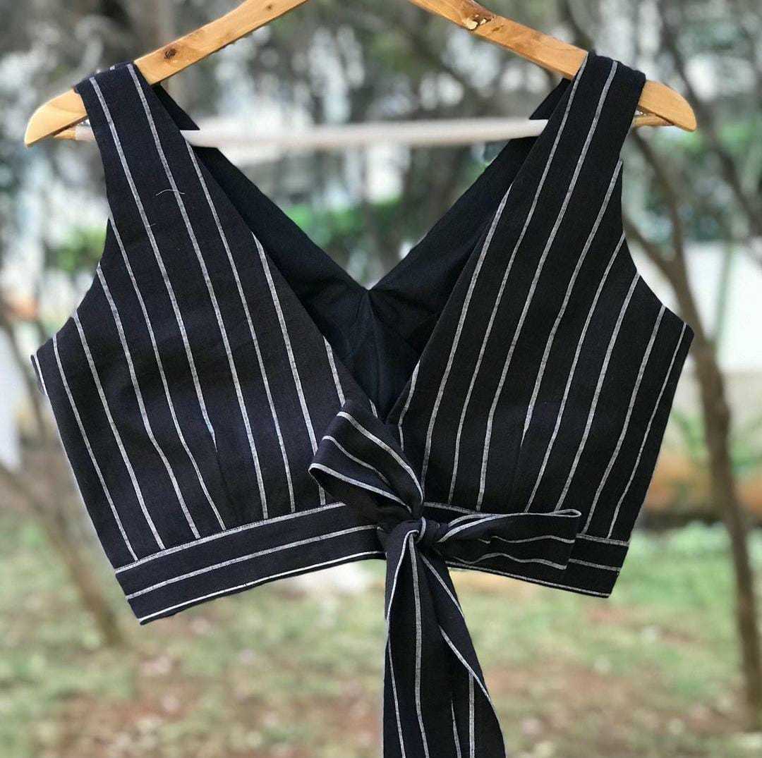 Ynf Pure Cotton KESH437 Black Readymade Blouses Wholesale Designer Blouse Cotton Blouse Fashion Blouse Manufacturer- Kapda Export