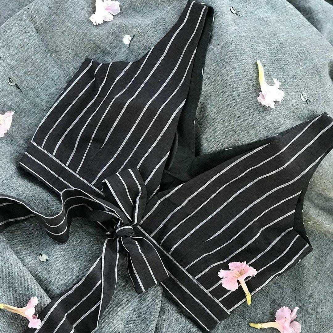 Ynf Pure Cotton KESH437 Black Readymade Blouses Wholesale Designer Blouse Cotton Blouse Fashion Blouse Manufacturer- Kapda Export