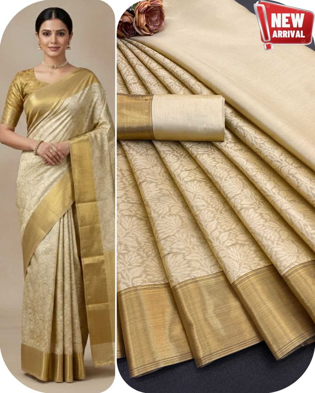 Ynf Pure Cotton KESH554 Kanji Sarees Wholesale Fancy Sarees Kalamkari Sarees Zari Sarees Manufacturer- Kapda Export