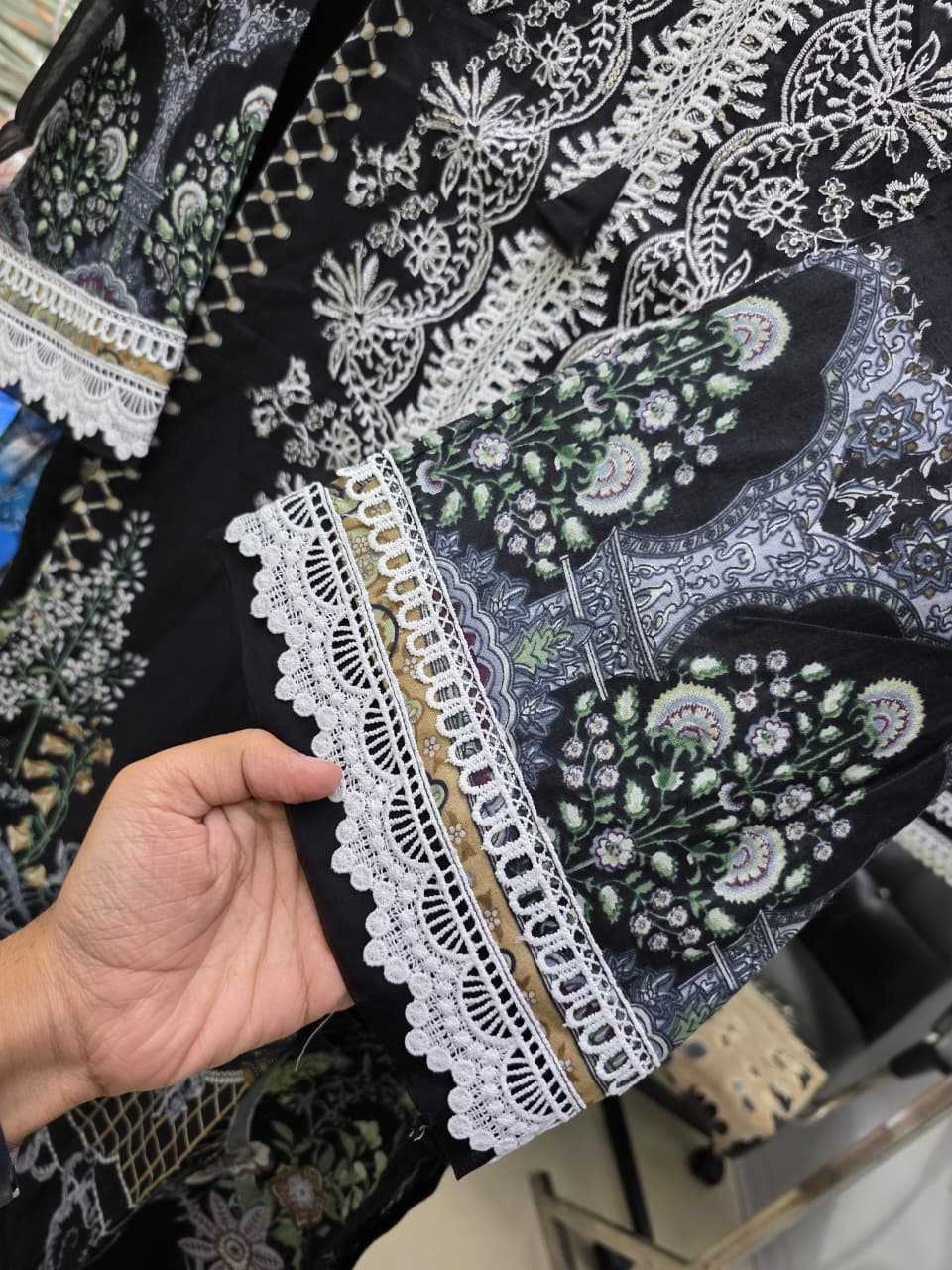 Ynf Pure Cotton KESH557 1002 Suits & Dresses Islamic Clothing Wholesale Pakistani Suits Sleeveless Dresses Handwork Suits Manufacturer- Kapda Export