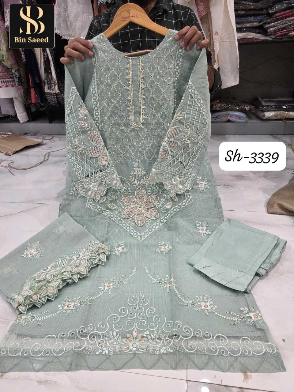 Ynf Pure Cotton KESH557 3339 Suits & Dresses Wholesale Embroidery Suits Cotton Dresses Handwork Suits Manufacturer- Kapda Export