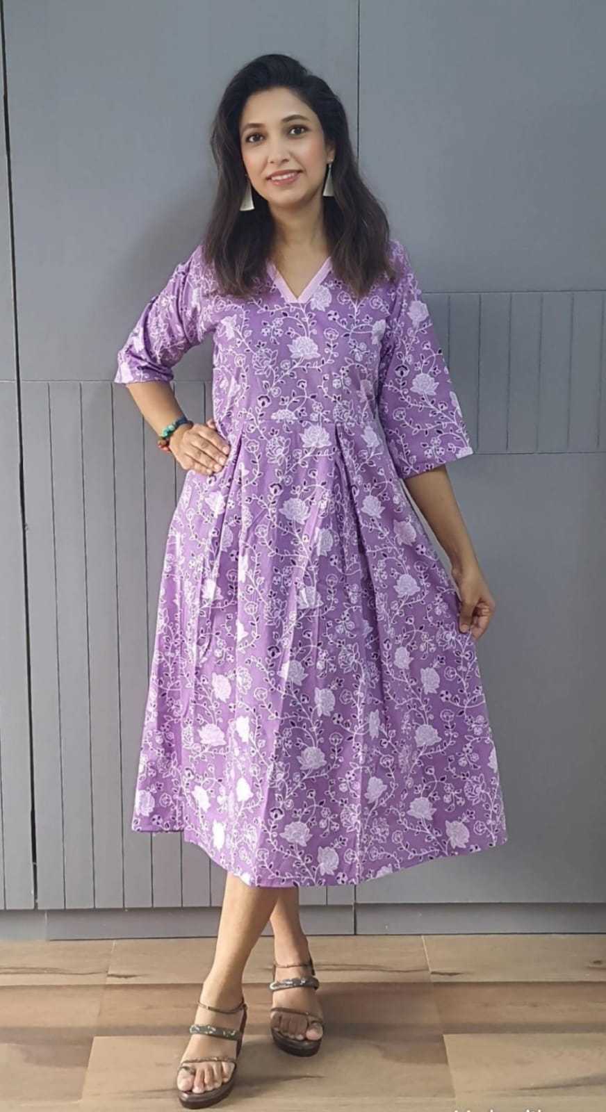 Ynf Pure Cotton KESH585 line Suits & Dresses Wholesale Designer dresses A-Line Dresses Printed Dresses Manufacturer- Kapda Export