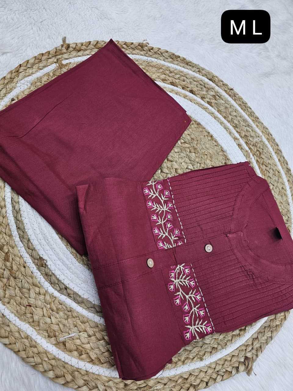 Ynf Pure Cotton KESH720 FANCY Kurti Wholesale Mirror Work Kurti Fancy Kurti Kurti With Palazzo Manufacturer- Kapda Export