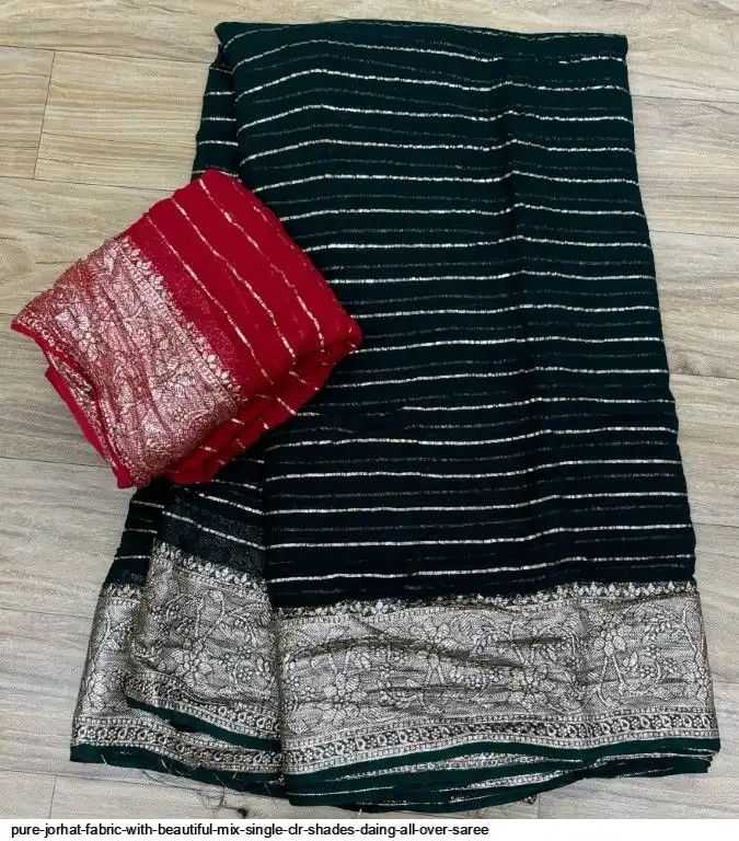 Ynf Pure Jorhat KESH582 AJEETA Sarees Wholesale Designer Sarees Bandhani Bandhej Sarees Gota Work Saree Manufacturer- Kapda Export