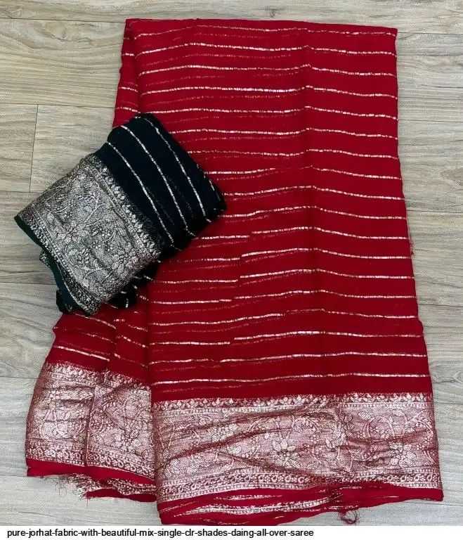 Ynf Pure Jorhat KESH582 AJEETA Sarees Wholesale Designer Sarees Bandhani Bandhej Sarees Gota Work Saree Manufacturer- Kapda Export