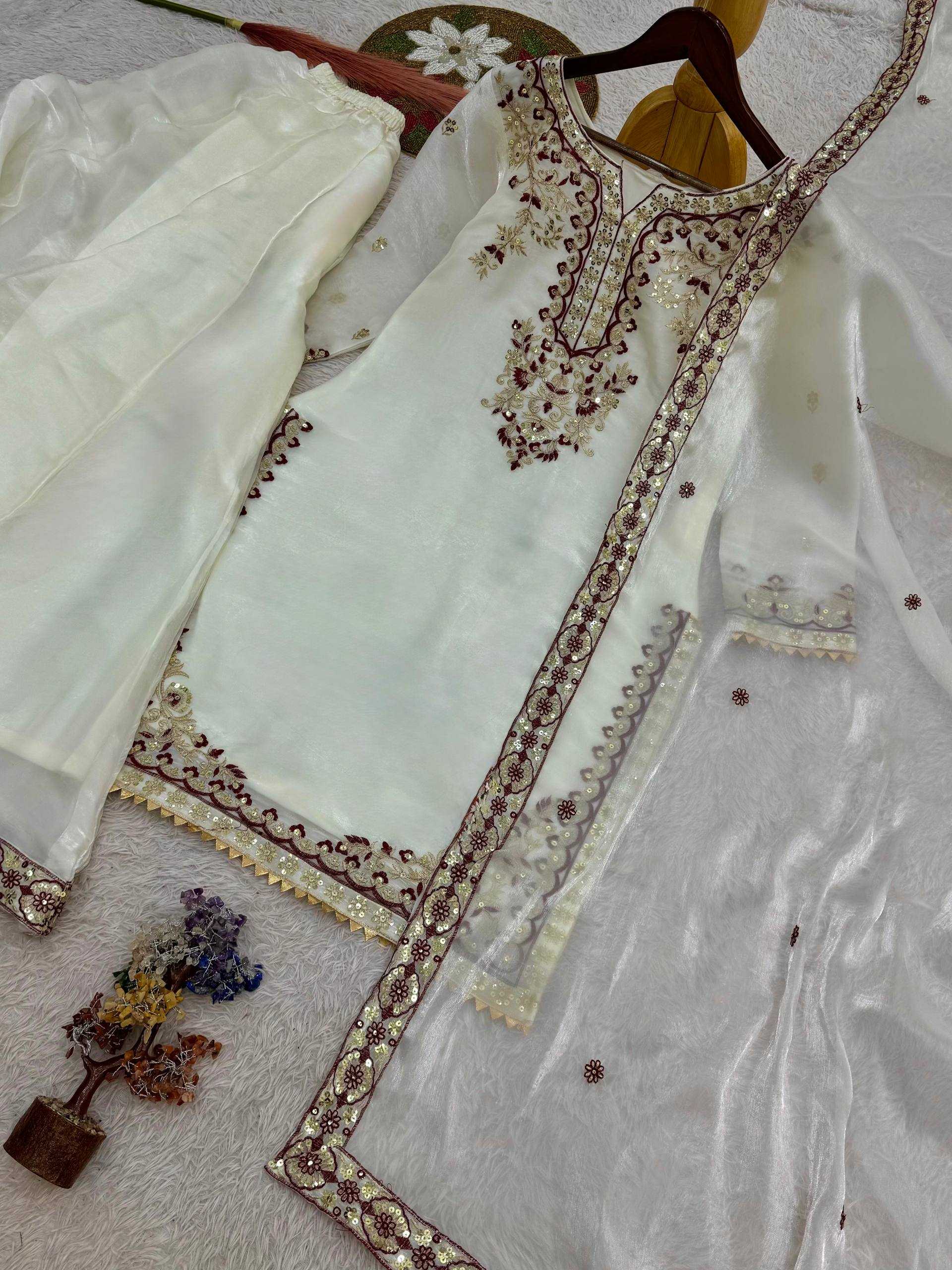 Ynf Pure Silk KESH159 1058 Suits & Dresses Wedding Collections Wholesale Ladies Silk Suit Embroidered Suits Wedding Outfits Manufacturer- Kapda Export