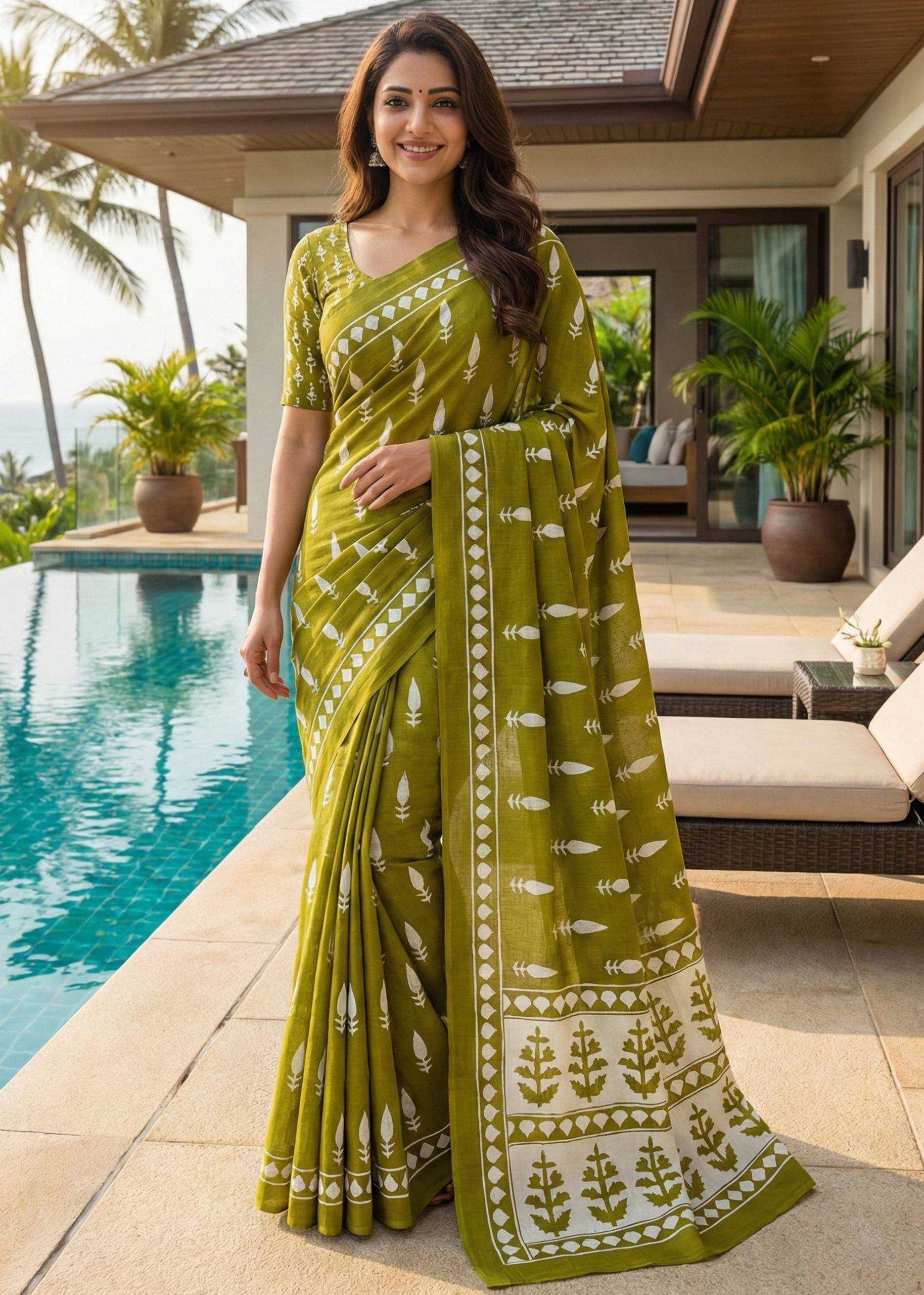 Ynf Pure Soft RIN229 NAMITA Sarees Wholesale Printed Sarees Indian Sarees Cotton Sarees Manufacturer- Kapda Export