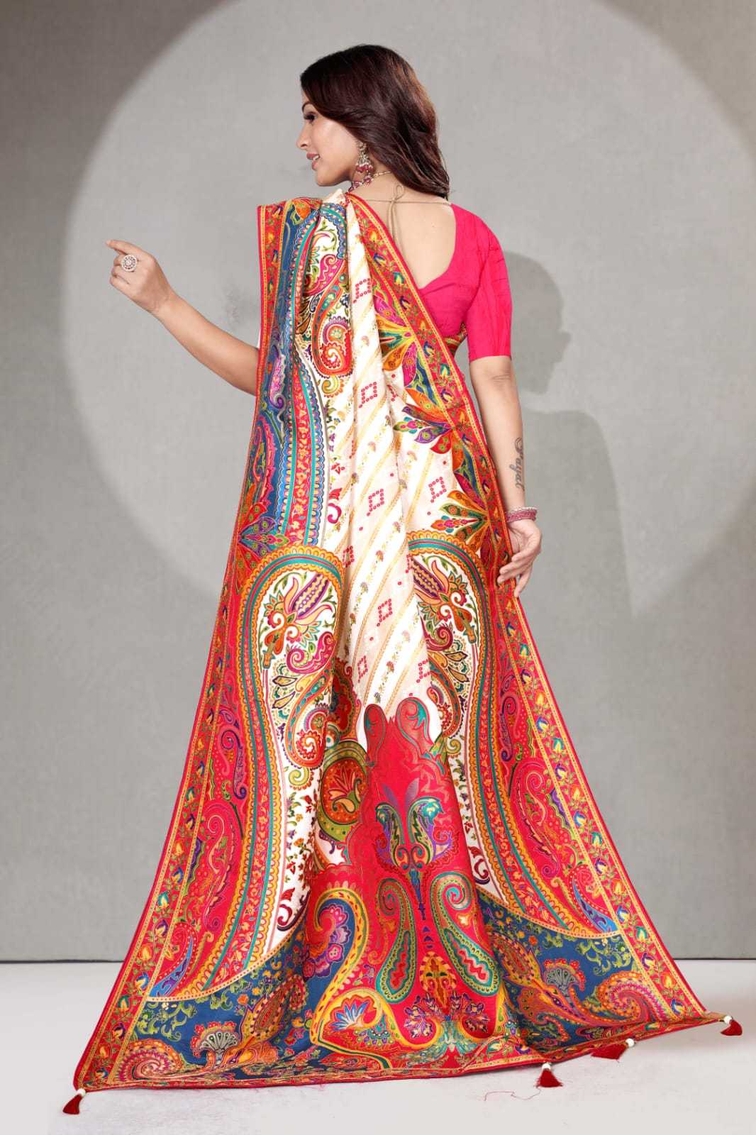 Ynf Pure Viscos KESH583 RANGTAALI Silk Sarees Wholesale Heavy Silk Sarees Silk Sarees With Contrast Pallu Zari Border Silk Sarees Manufacturer- Kapda Export