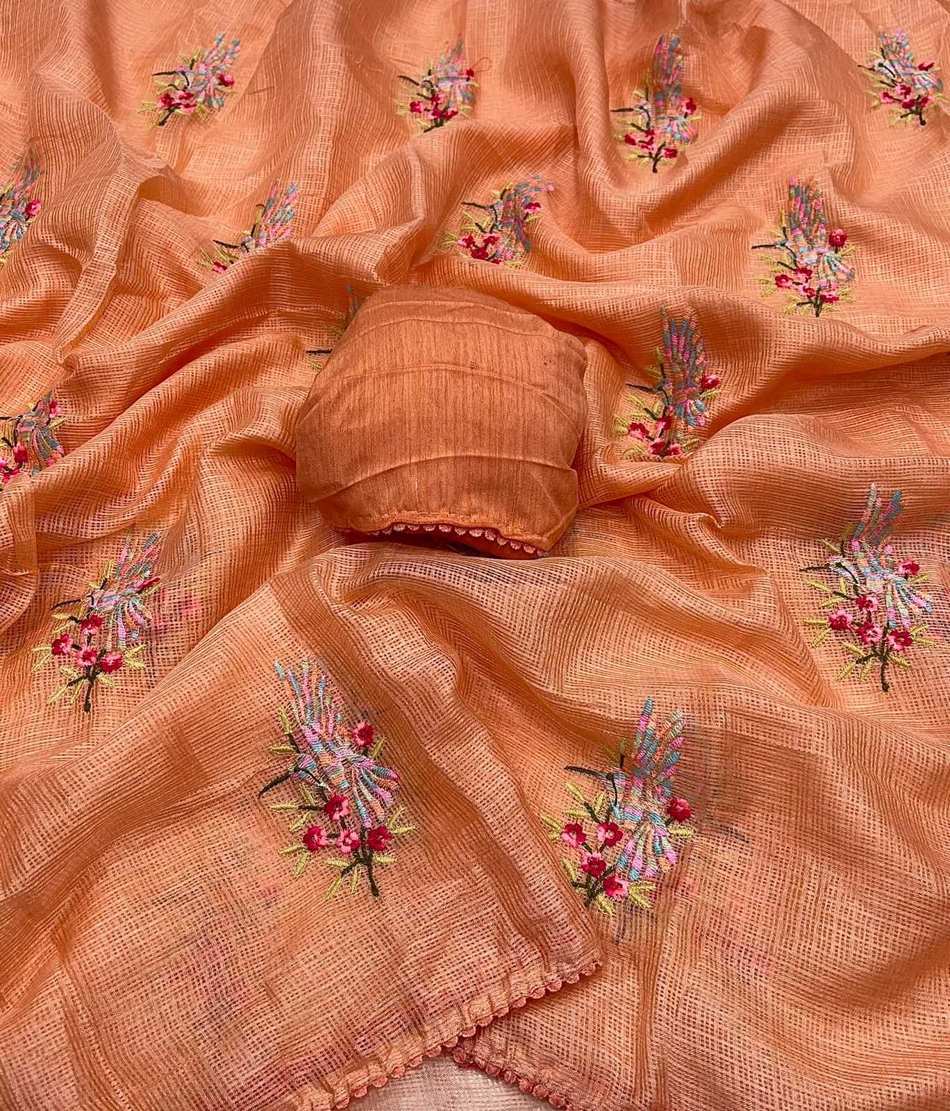 Ynf Rangoli Silk KESH613 doriya Sarees Wholesale Party Wear Sarees Embroidered Sarees Kota Doria Sarees Manufacturer- Kapda Export