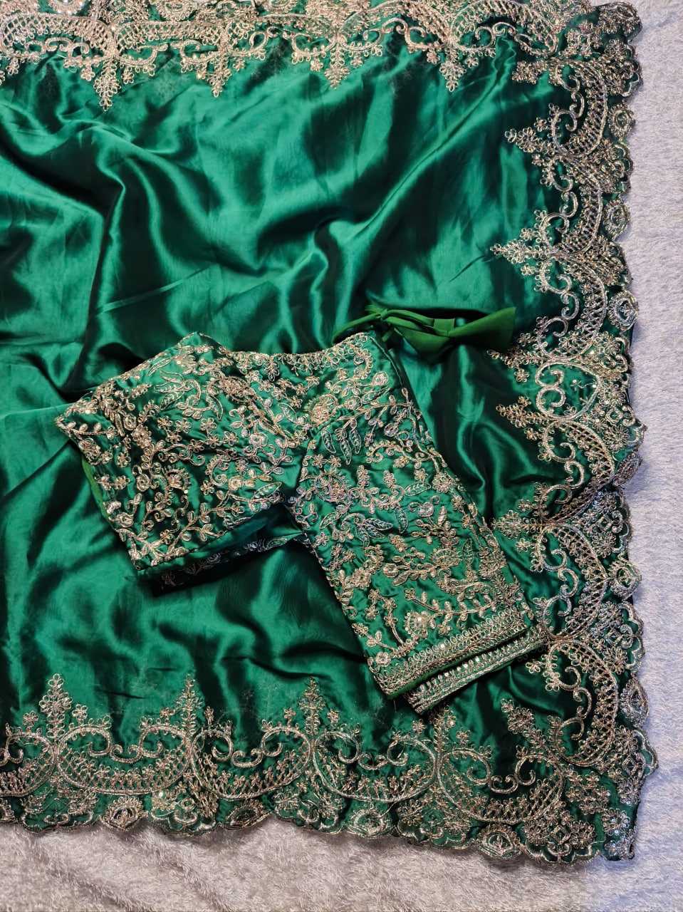 Ynf Rangoli Silk RIN164 103 Sarees Bollywood Collections Wholesale Embroidered Sarees Madhuri Dixit Collections Silk Sarees Manufacturer- Kapda Export