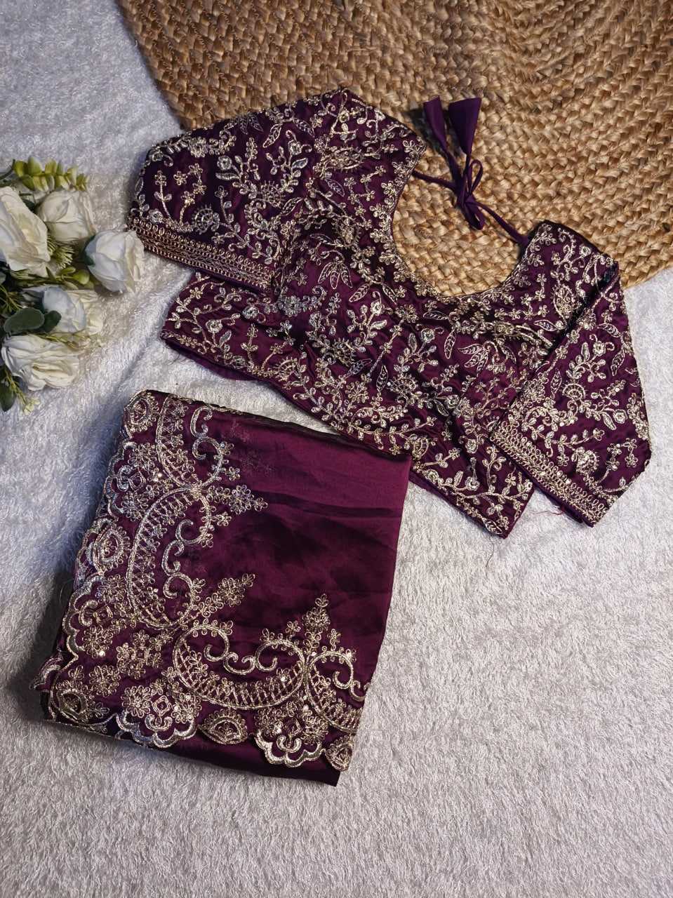 Ynf Rangoli Silk RIN164 103 Sarees Bollywood Collections Wholesale Embroidered Sarees Madhuri Dixit Collections Silk Sarees Manufacturer- Kapda Export