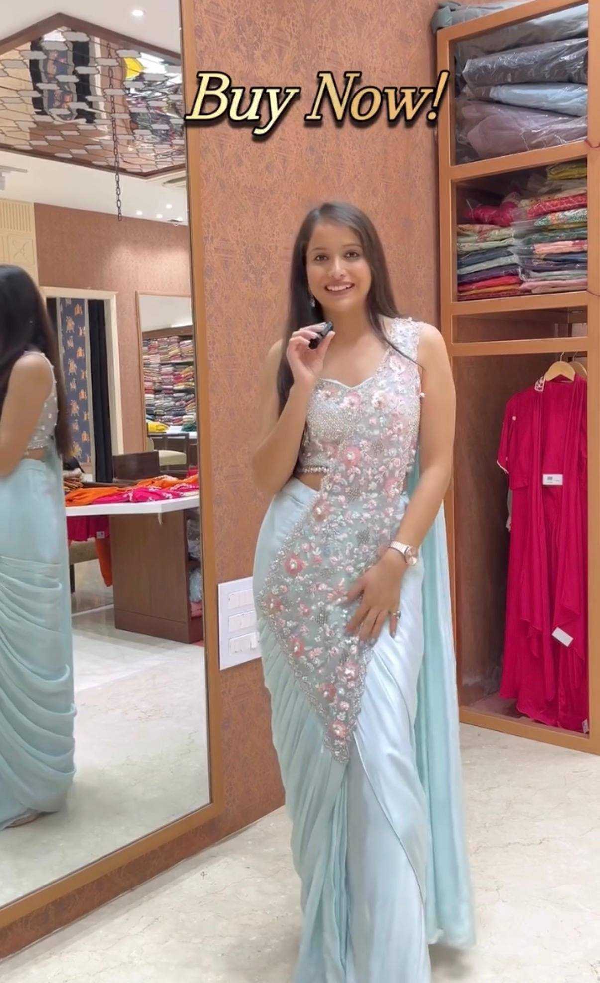 Ynf Rangoli Silk RIN215 1167 Sarees Silk Sarees Wholesale Ready To Wear Sarees Party Wear Sarees Modern Sarees Manufacturer- Kapda Export