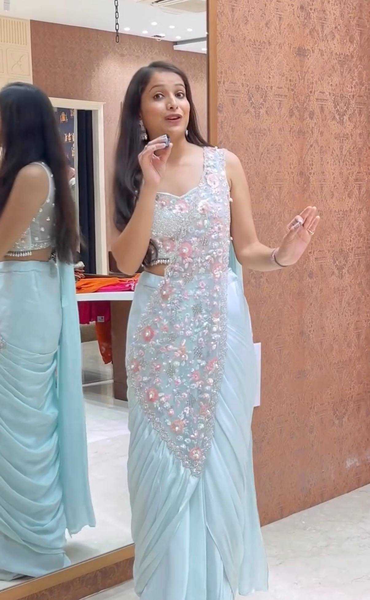 Ynf Rangoli Silk RIN215 1167 Sarees Silk Sarees Wholesale Ready To Wear Sarees Party Wear Sarees Modern Sarees Manufacturer- Kapda Export