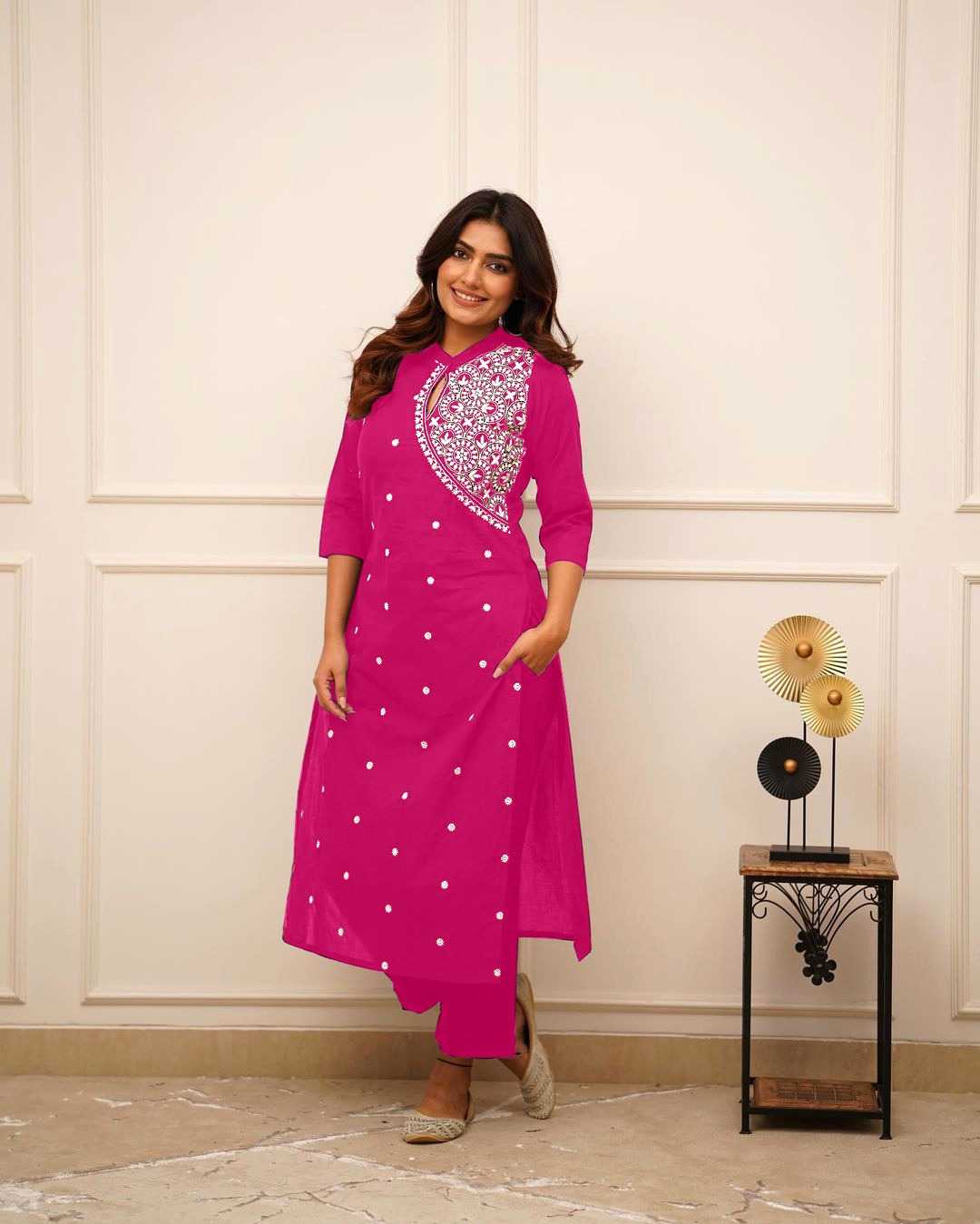 Ynf Rayon KESH502 501 Kurti Plus Size Collections Wholesale Designer Kurtis Rayon Kurtis Kurti With Pants Manufacturer- Kapda Export