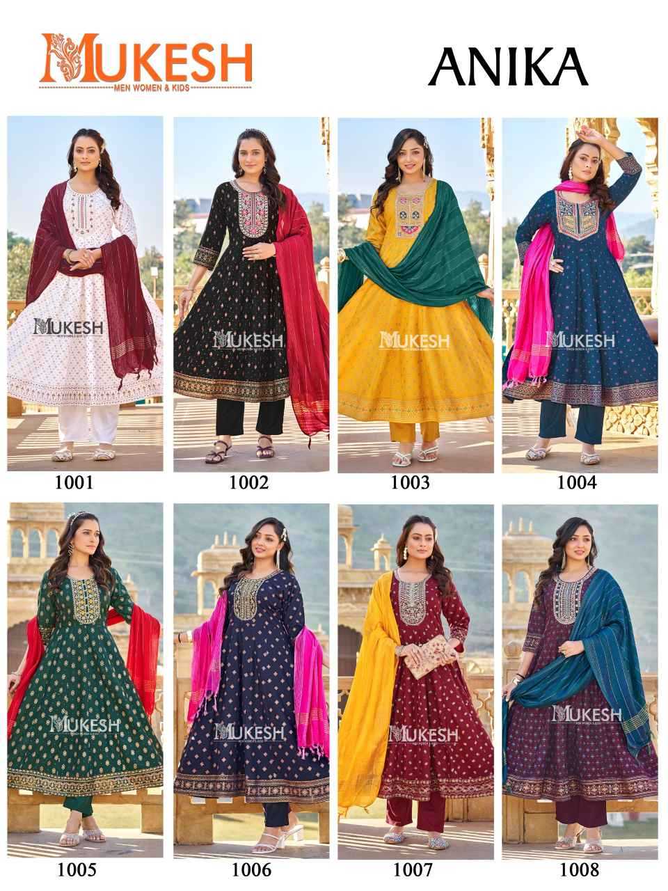 Ynf Rayon KESH530 ANIKA Gowns Wholesale Printed Gowns Embroidery Gowns Sequin Gowns Manufacturer- Kapda Export