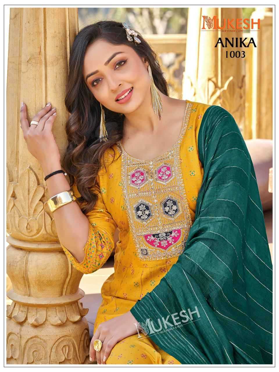 Ynf Rayon KESH530 ANIKA Gowns Wholesale Printed Gowns Embroidery Gowns Sequin Gowns Manufacturer- Kapda Export