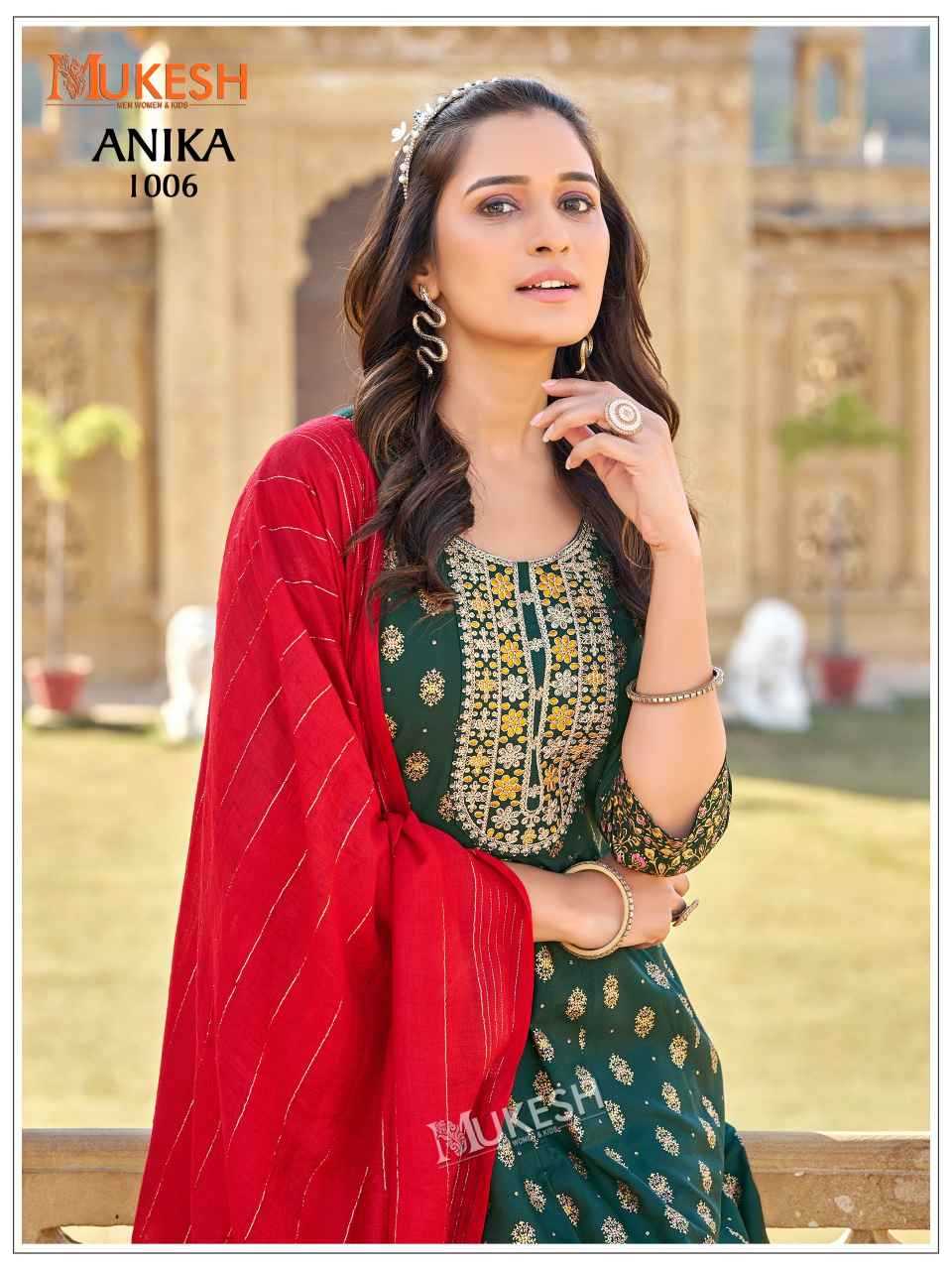 Ynf Rayon KESH530 ANIKA Gowns Wholesale Printed Gowns Embroidery Gowns Sequin Gowns Manufacturer- Kapda Export