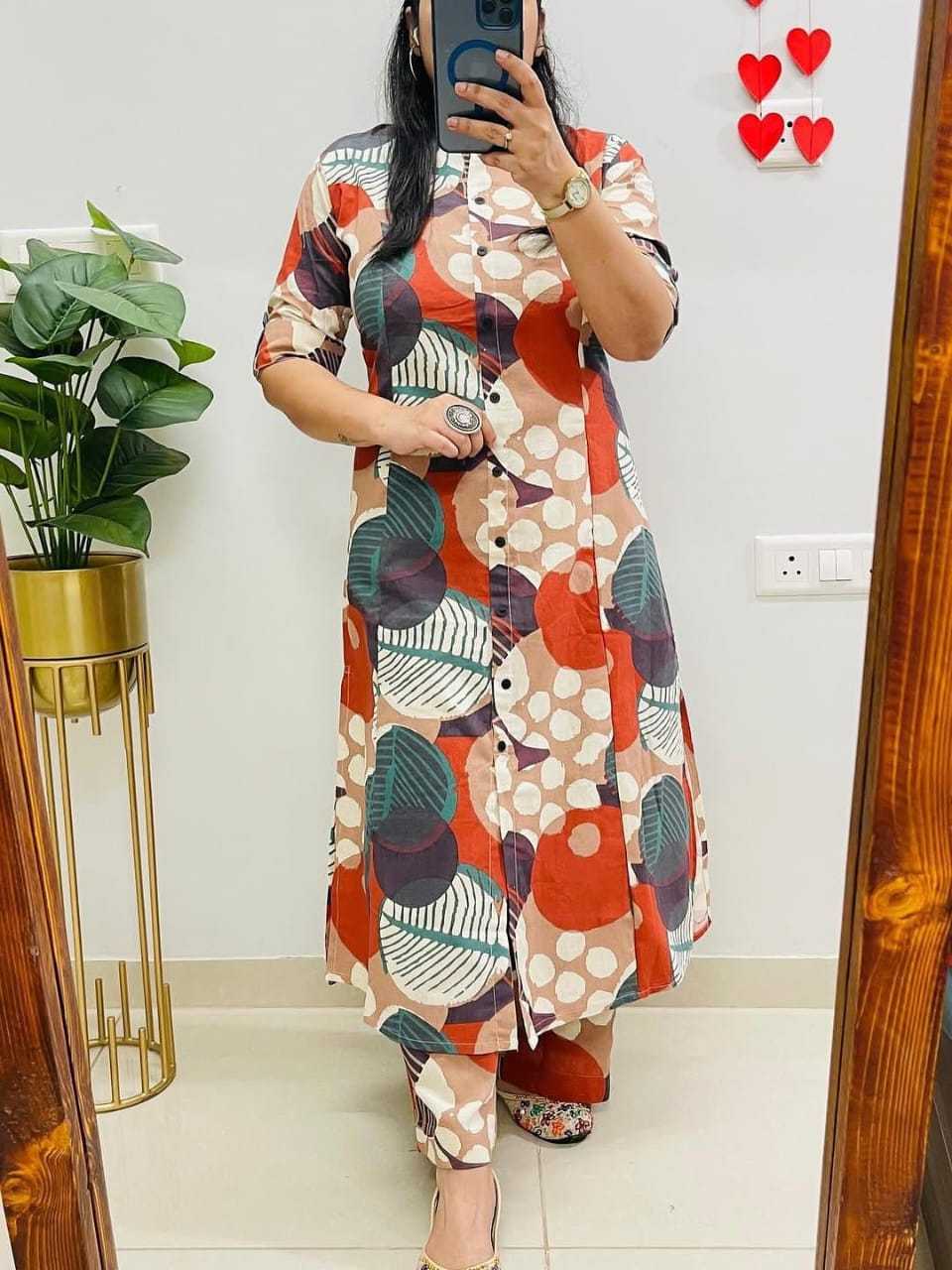 Ynf Rayon KESH547 autum Kurti Wholesale Casual Kurtis Printed Kurtis Kurtis With Bottom Manufacturer- Kapda Export