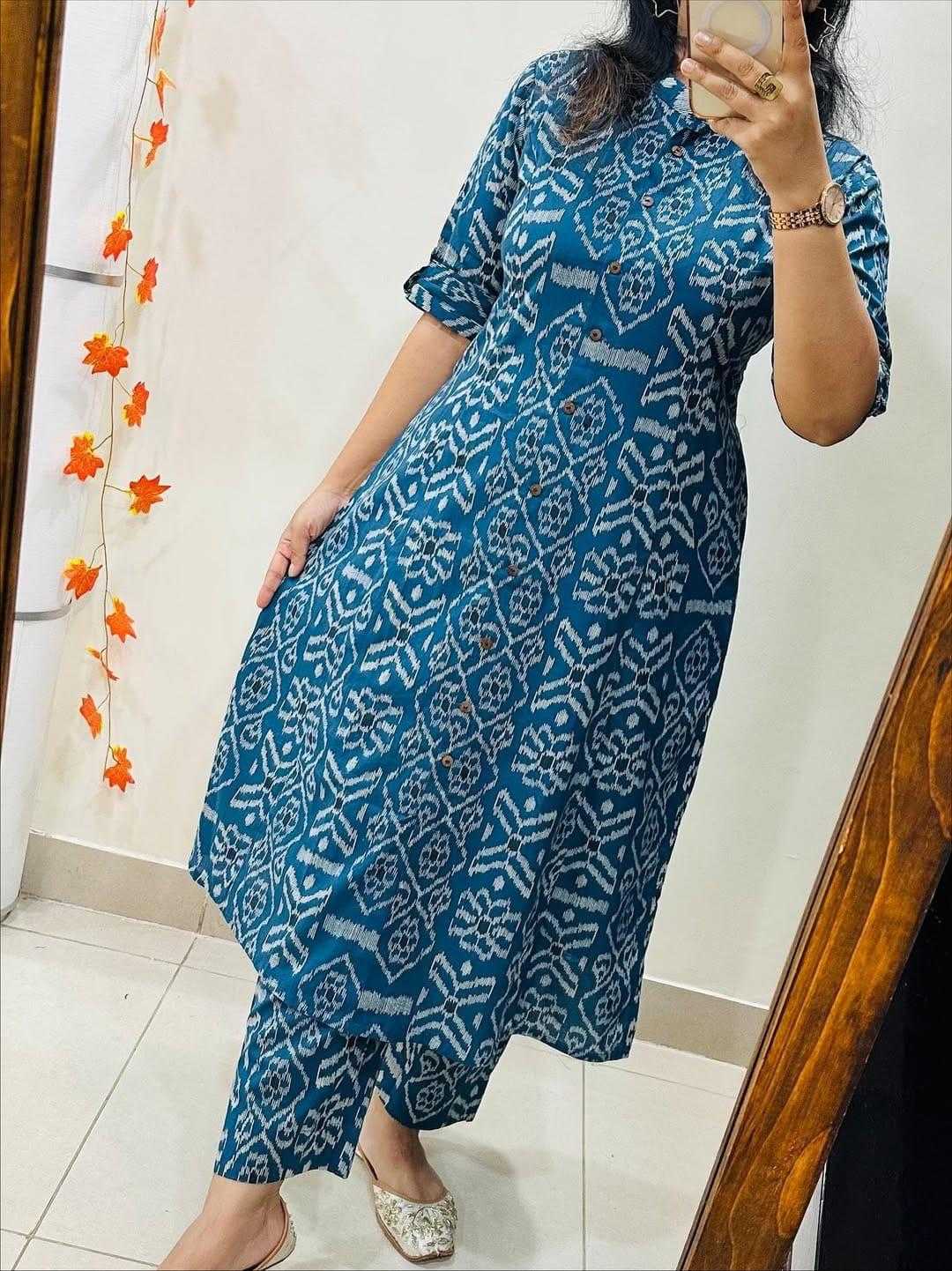 Ynf Rayon KESH547 autum Kurti Wholesale Casual Kurtis Printed Kurtis Kurtis With Bottom Manufacturer- Kapda Export