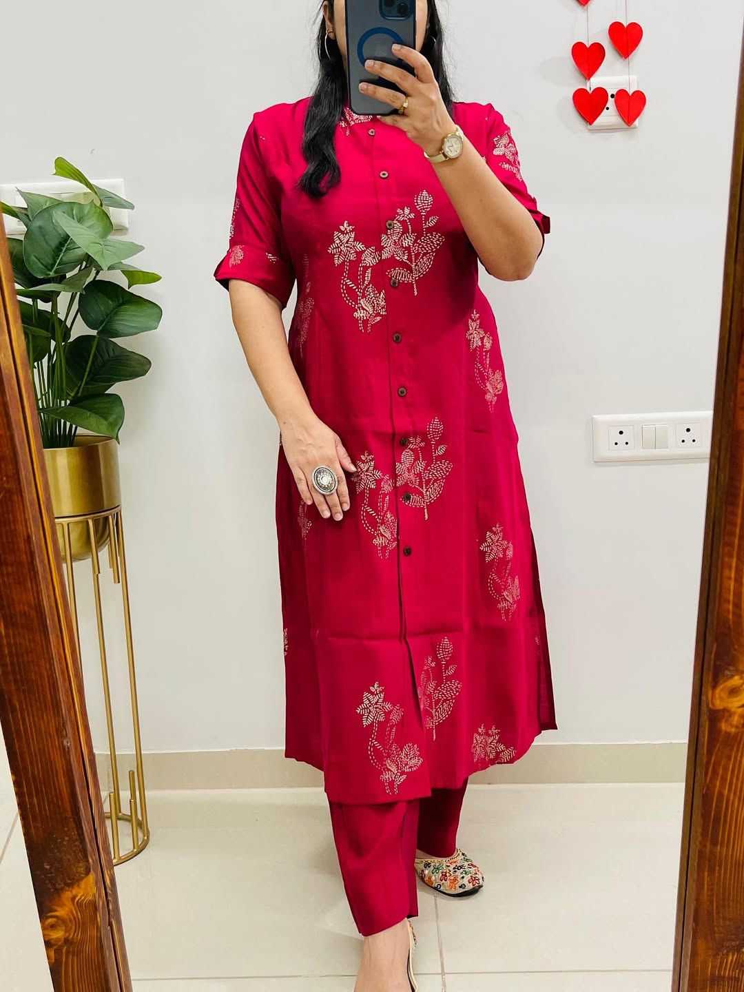 Ynf Rayon KESH547 autum Kurti Wholesale Casual Kurtis Printed Kurtis Kurtis With Bottom Manufacturer- Kapda Export