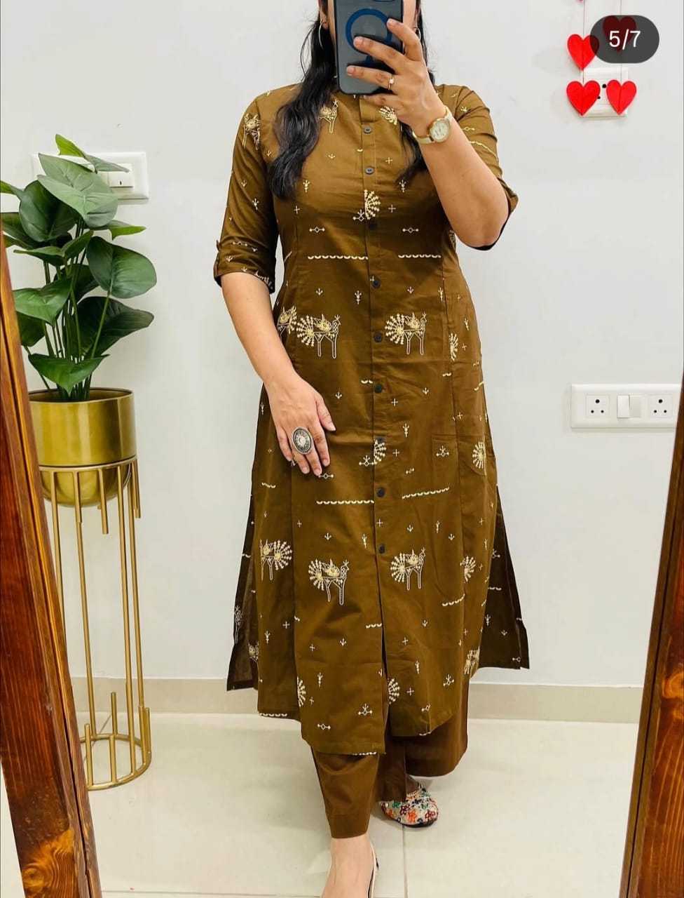 Ynf Rayon KESH547 autum Kurti Wholesale Casual Kurtis Printed Kurtis Kurtis With Bottom Manufacturer- Kapda Export