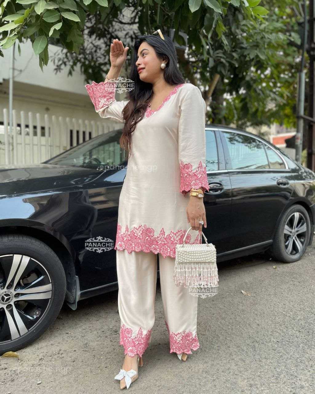 Ynf Rayon KESH654 Karachi Western Wears Wholesale Co-ord Set Manufacturer- Kapda Export