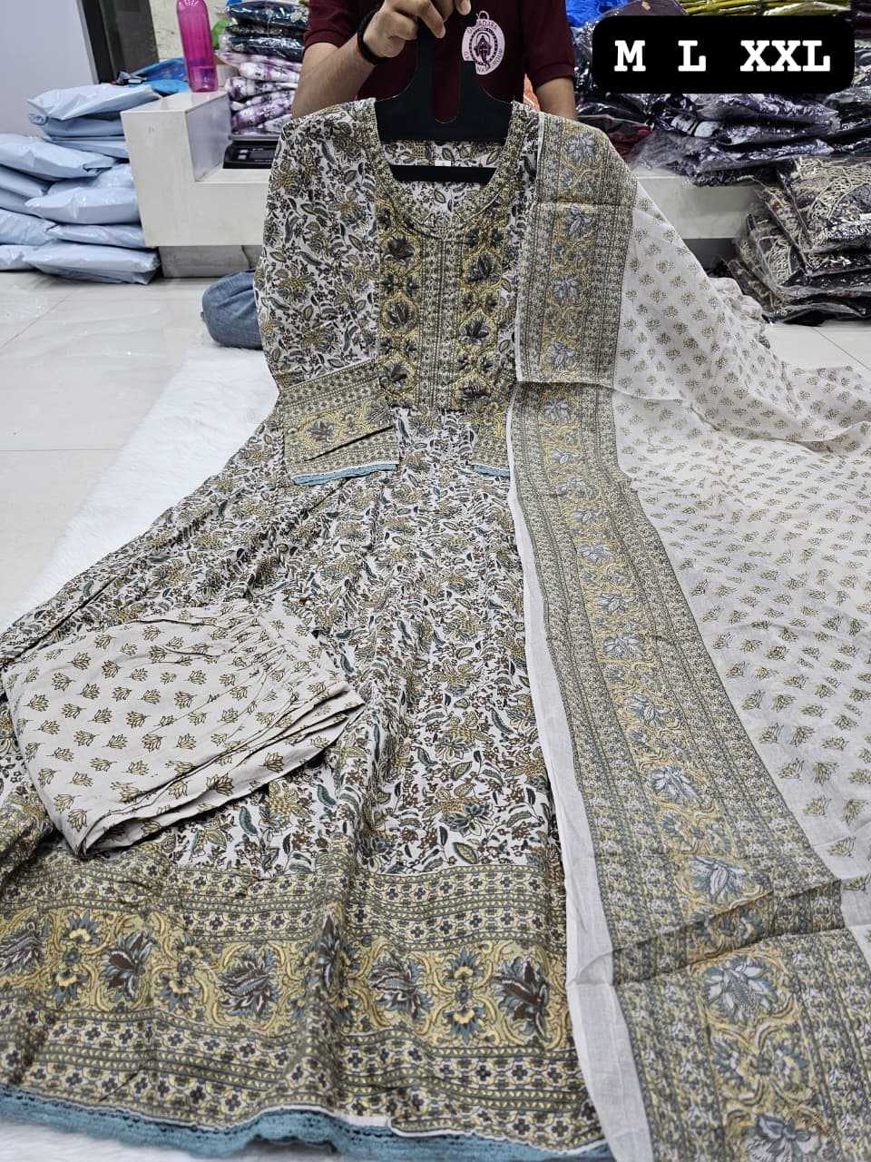 Ynf Rayon KESH720 Designer Gowns Wholesale Embroidery Gowns Anarkali Gown Designer Gowns Manufacturer- Kapda Export
