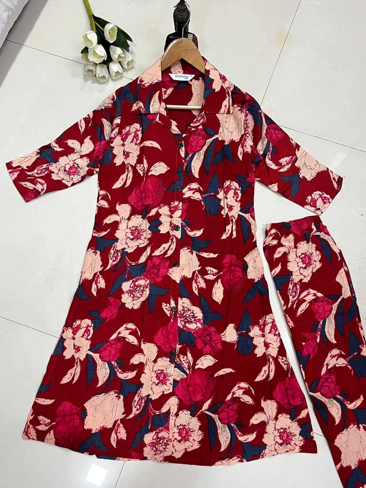 Ynf Reyon Cotton KESH730 Devrani Suits & Dresses Western Wears Festive Collections Wholesale Co-ord Set Casual Dresses Printed Dresses Manufacturer- Kapda Export