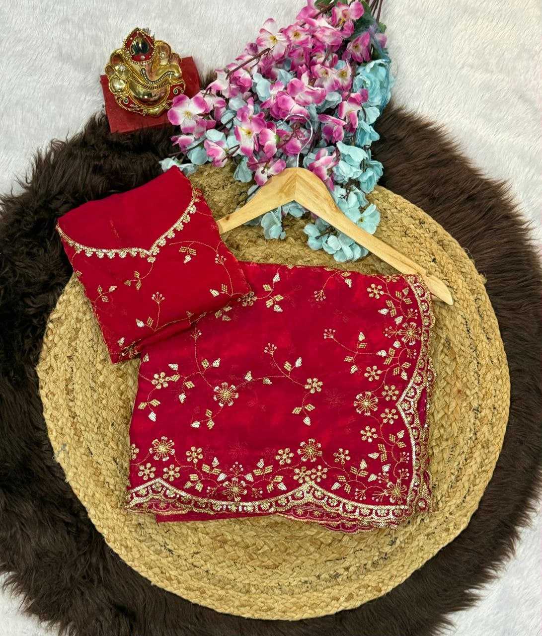 Ynf Satin KESH588 SHREE Sarees Wholesale Embroidered Sarees Sequins Work Saree Satin Sarees Manufacturer- Kapda Export